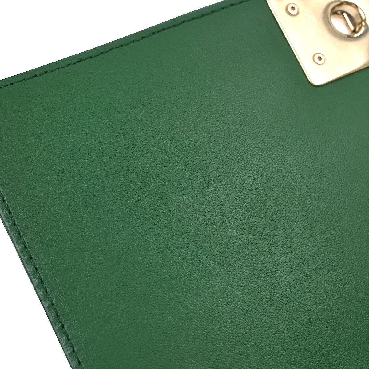 Boy Chanel 2016-2017 Green Lambskin Medium Shoulder Bag