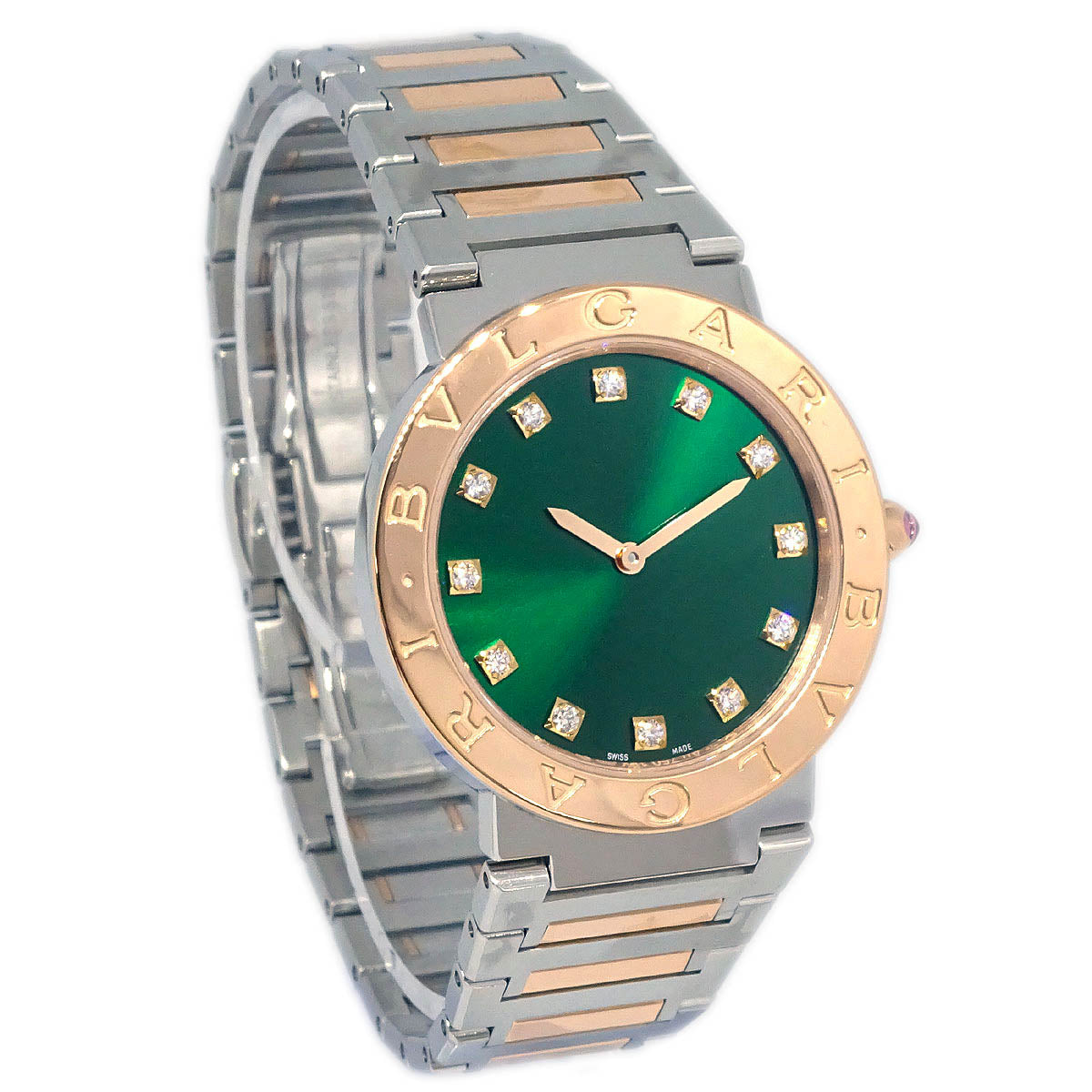 Bvlgari Ref.BB335GP Bvlgari Bvlgari Quartz Watch SS Diamond
