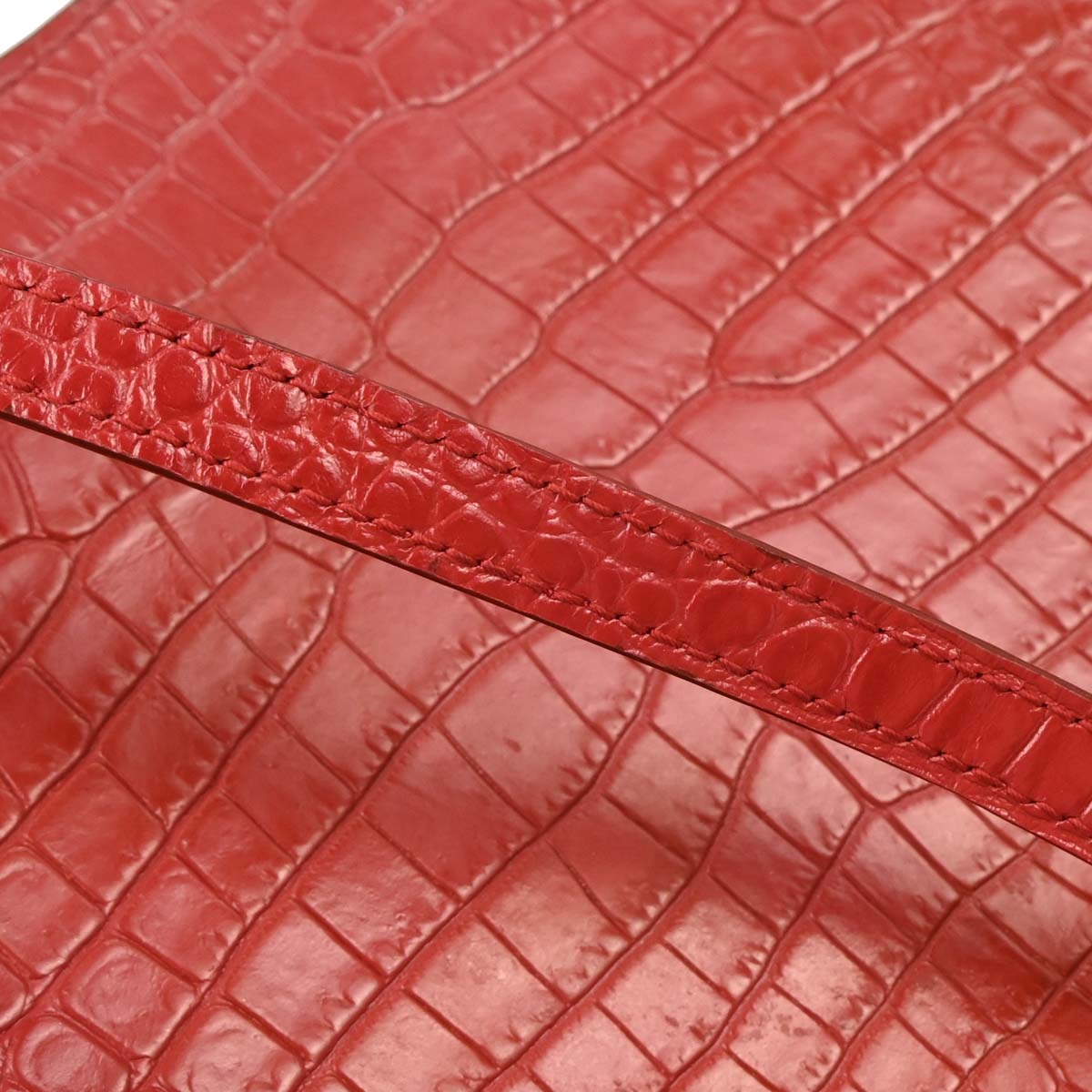 Saint Laurent * Red Leather Uptown 2way Shoulder Handbag