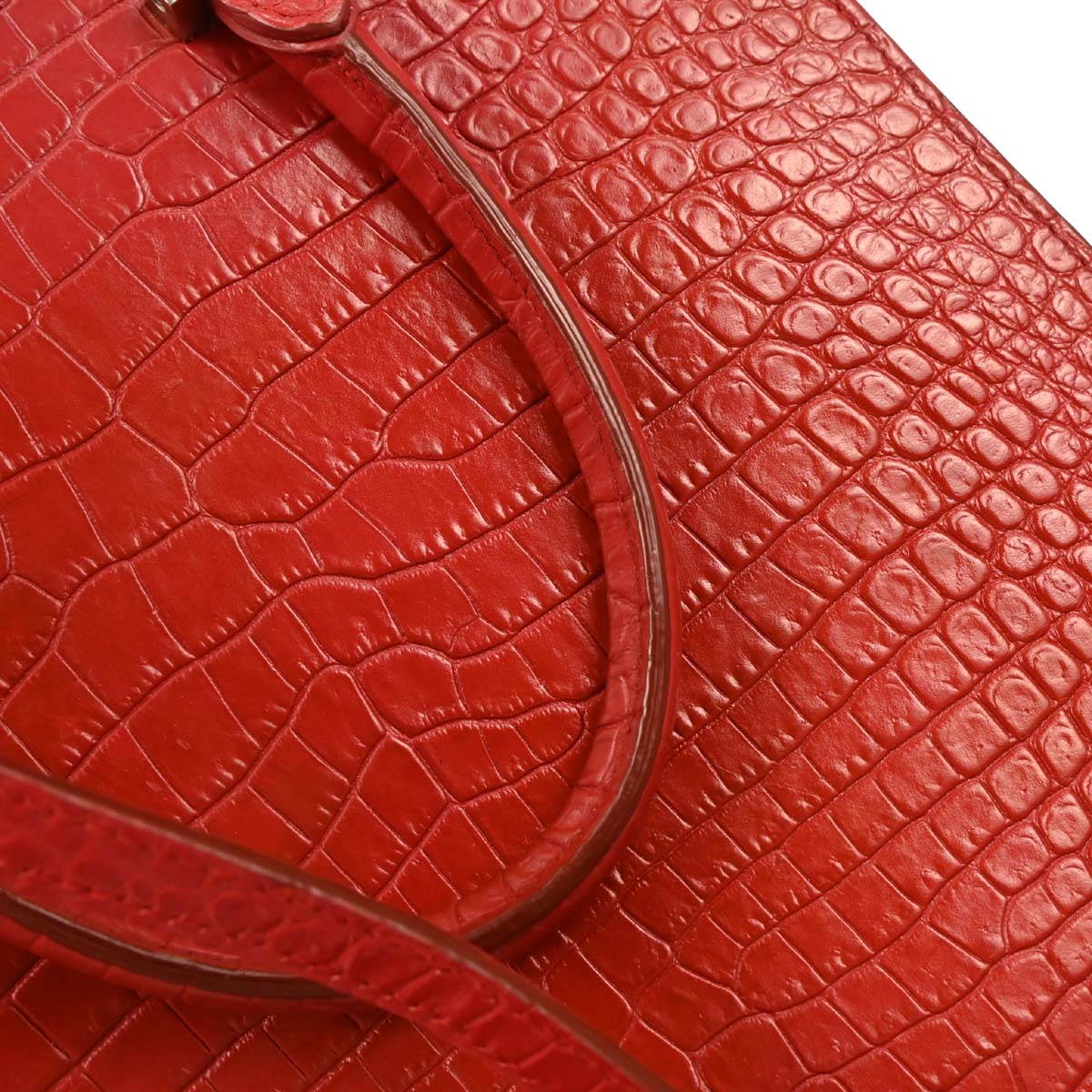 Saint Laurent * Red Leather Uptown 2way Shoulder Handbag
