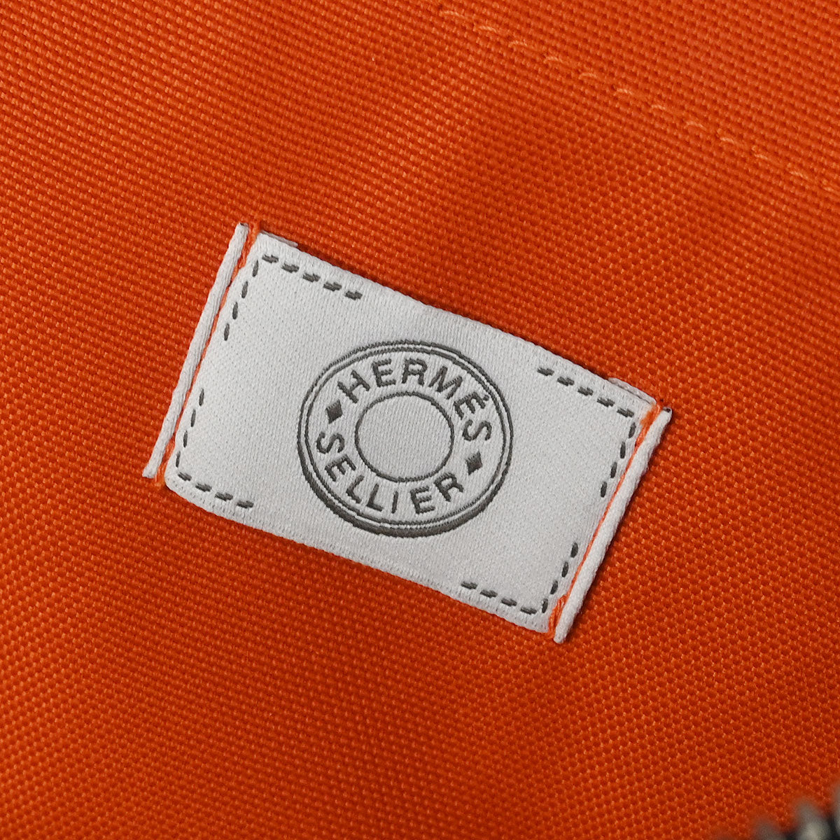 Hermes Navy Toile Officier Sac De Pansage Groom Backpack