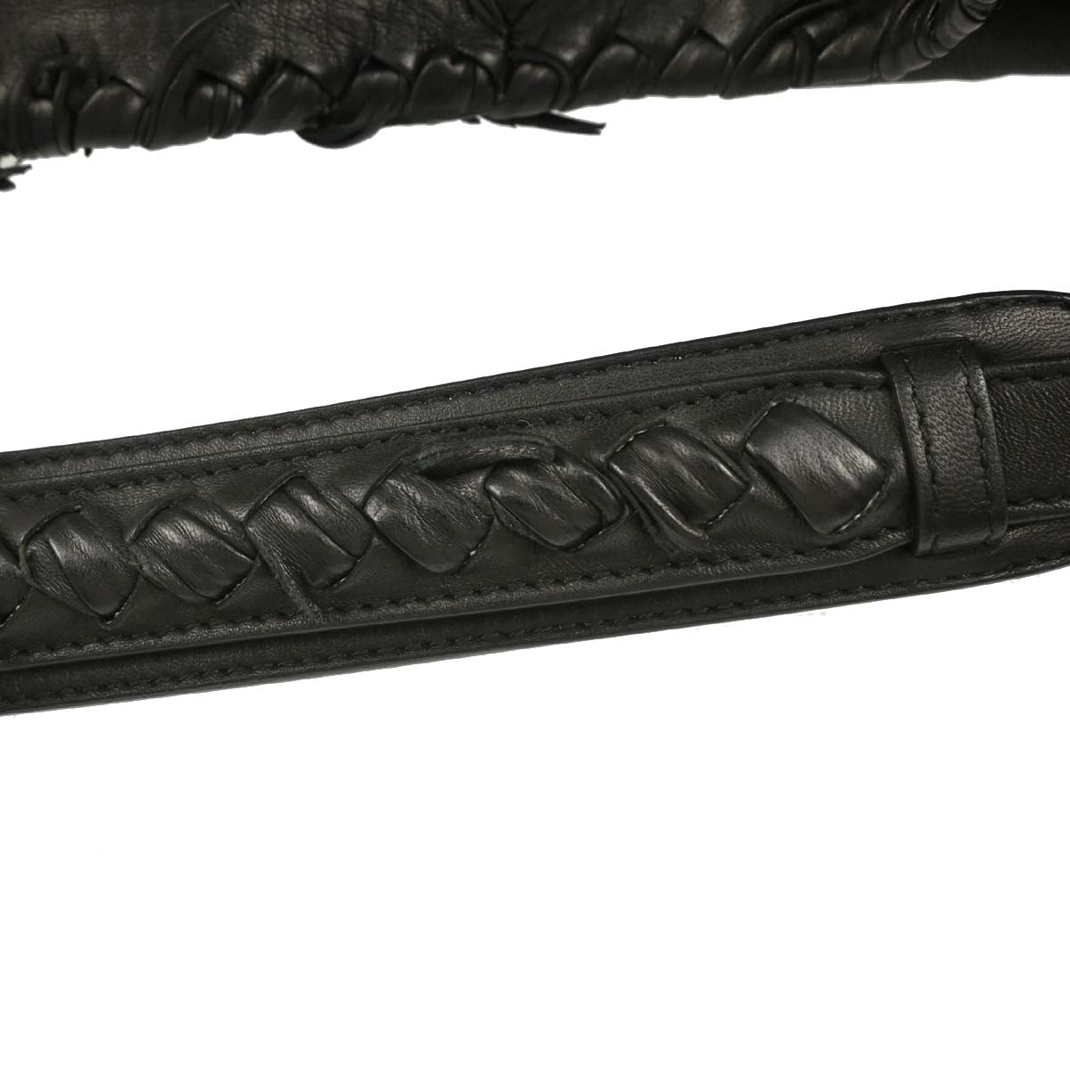 Bottega Veneta Black Intrecciato Tote Handbag
