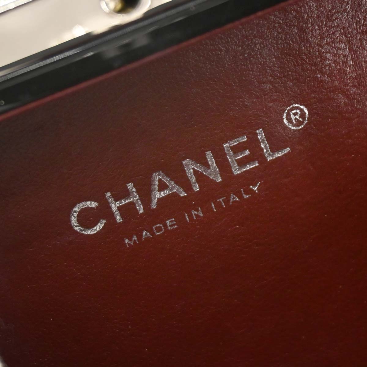 Chanel 2016-2017 Plexiglass Lambskin Evening In The Air Trolley Minaudiere Clutch