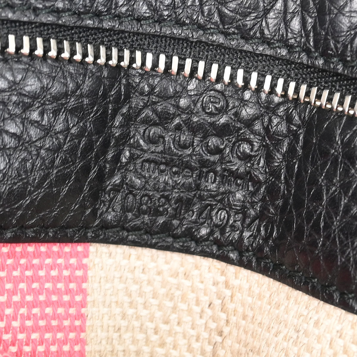 Gucci Black Leather Bamboo Daily 2way Shoulder Handbag