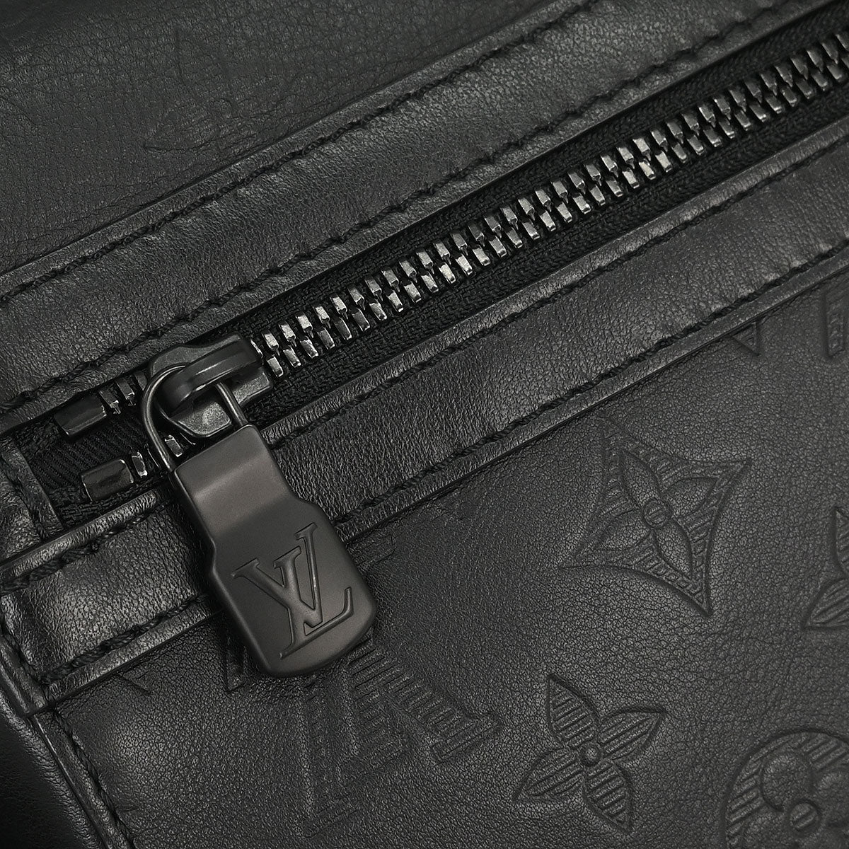 Louis Vuitton 2019 Black Monogram Shadow Sprinter Messenger bag M44729