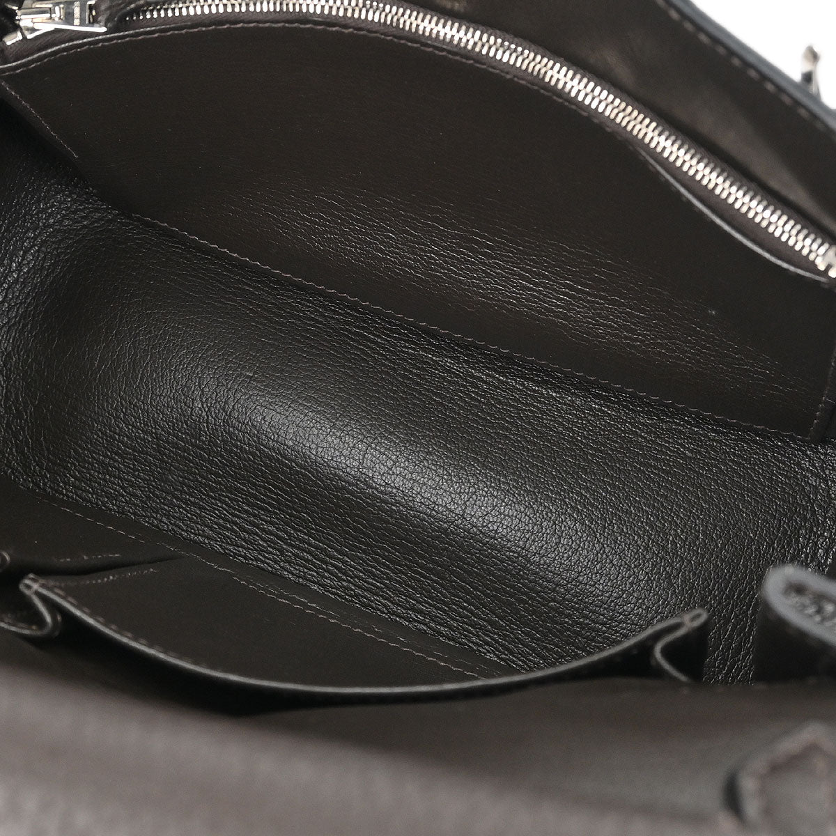 Hermes 2010 Chocolat Taurillon Clemence Jypsiere 28 Shoulder Bag