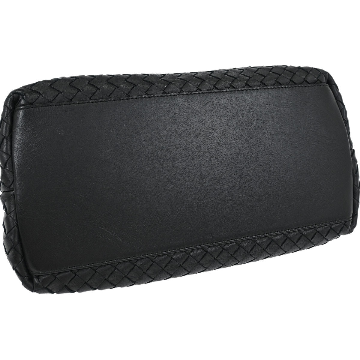 Bottega Veneta Black Intrecciato 2way Shoulder Handbag
