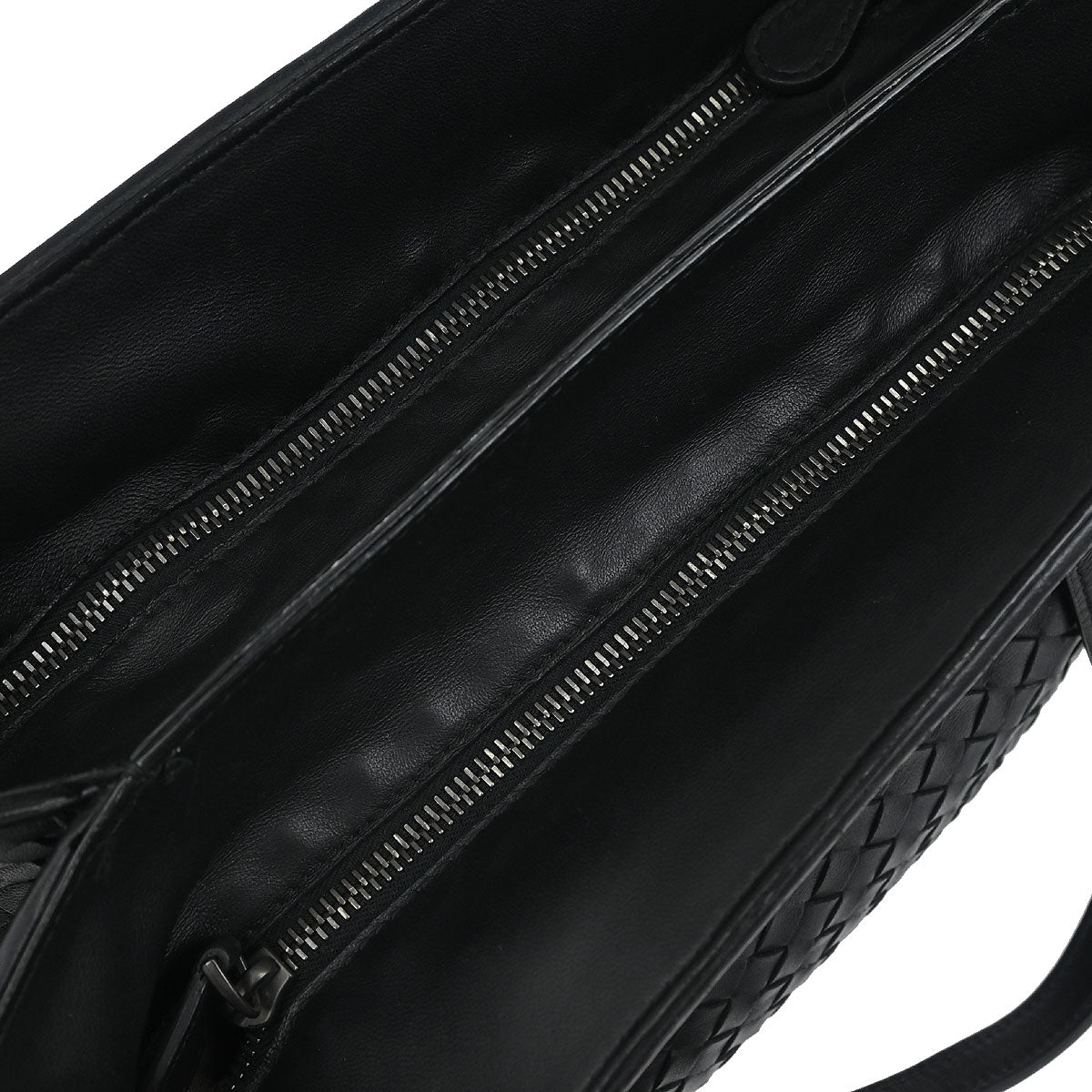 Bottega Veneta Black Intrecciato 2way Shoulder Handbag