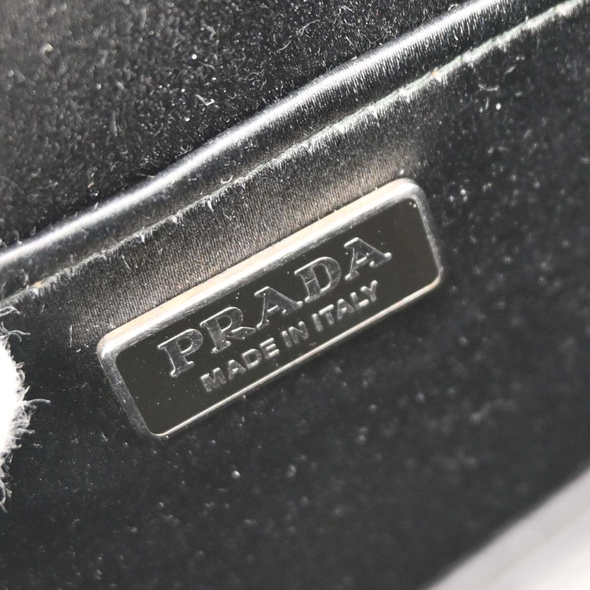 Prada Gold Sequins Satin Shoulder Bag