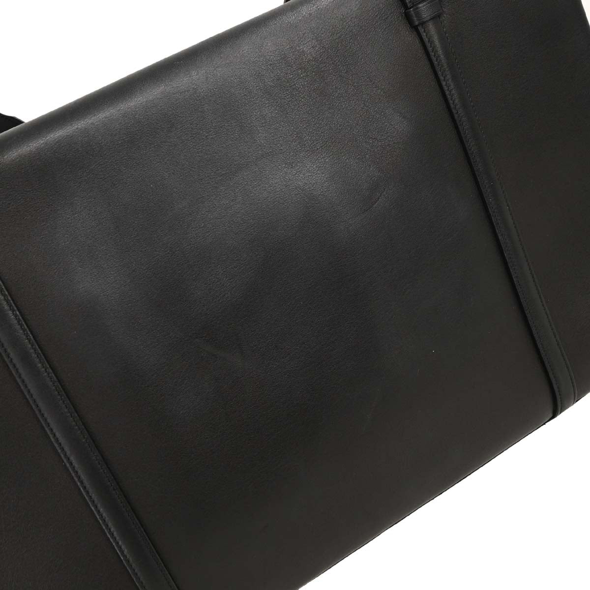 Cartier Black Leather Cabochon Handbag