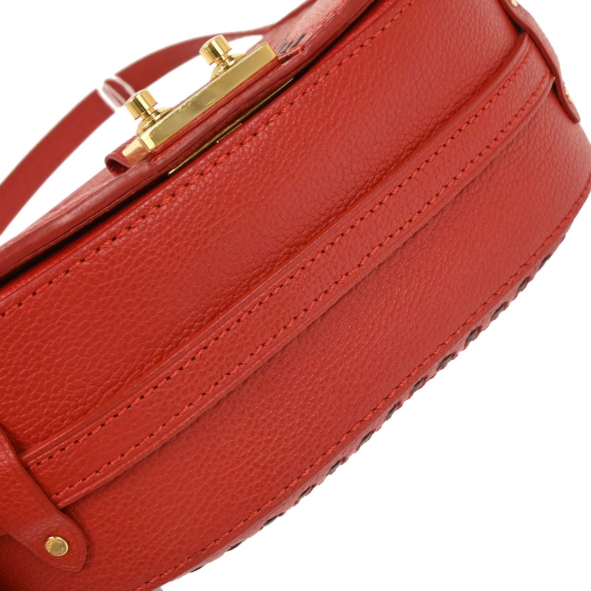 Louis Vuitton 2017 Red Monogram Empreinte Juno Shoulder Bag M43144