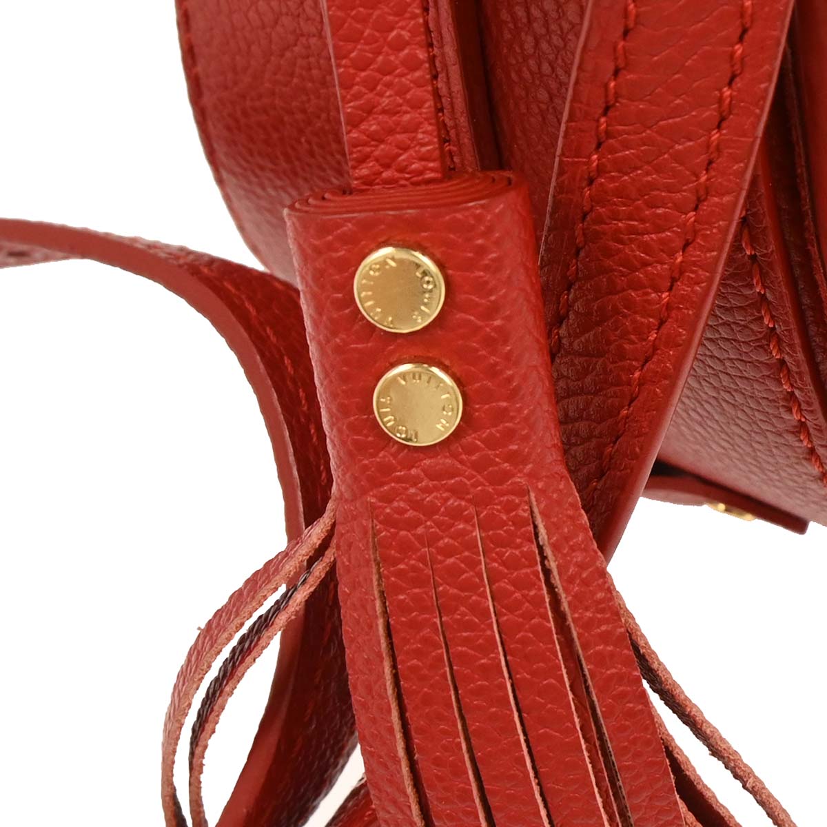 Louis Vuitton 2017 Red Monogram Empreinte Juno Shoulder Bag M43144