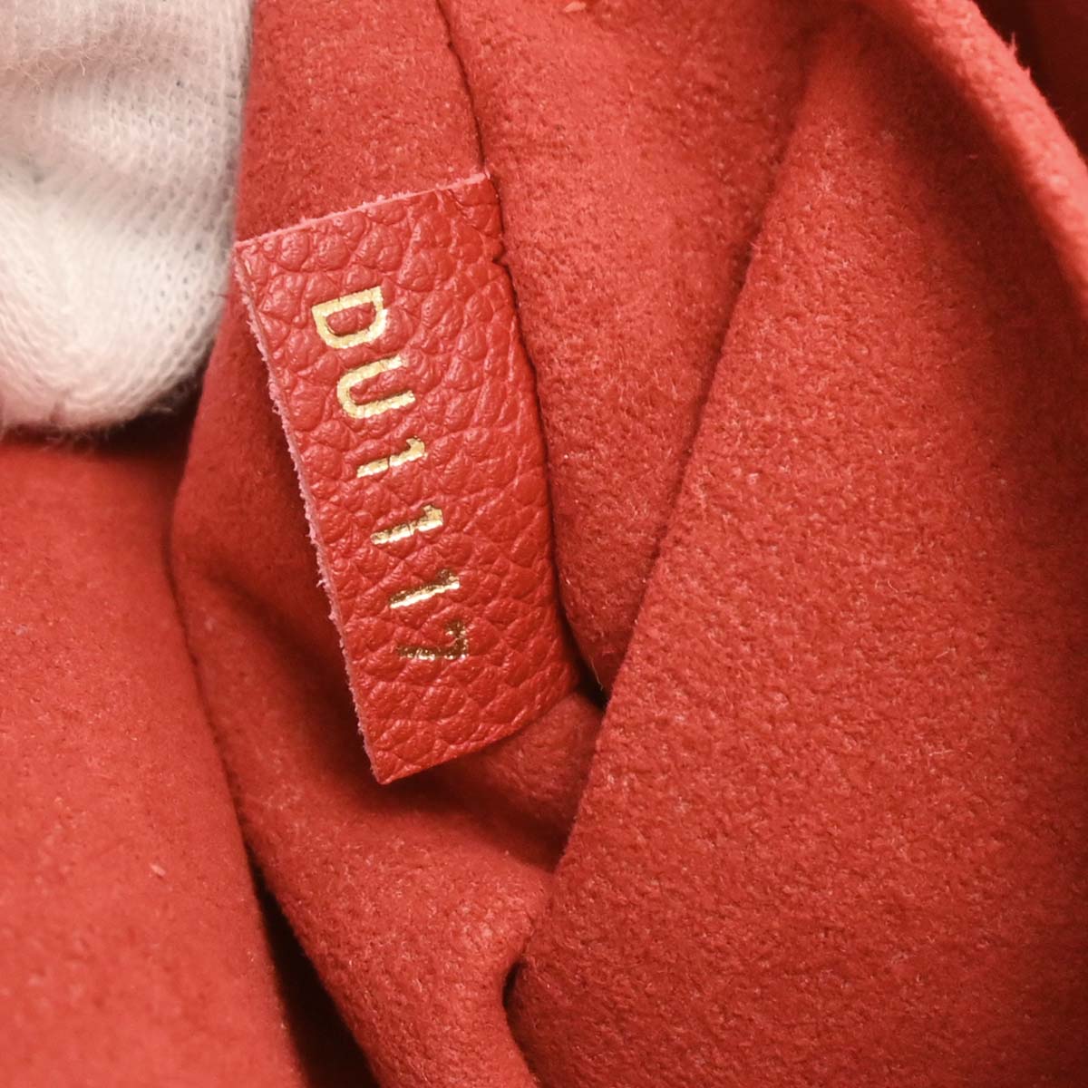 Louis Vuitton 2017 Red Monogram Empreinte Juno Shoulder Bag M43144