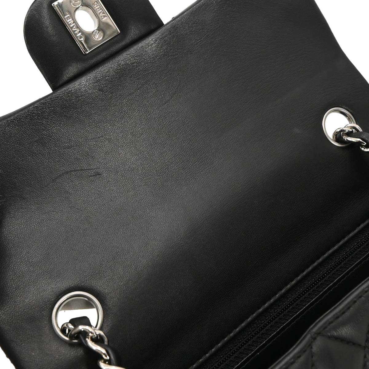 Chanel 2018-2019 Black Lambskin Classic Single Flap Shoulder Bag