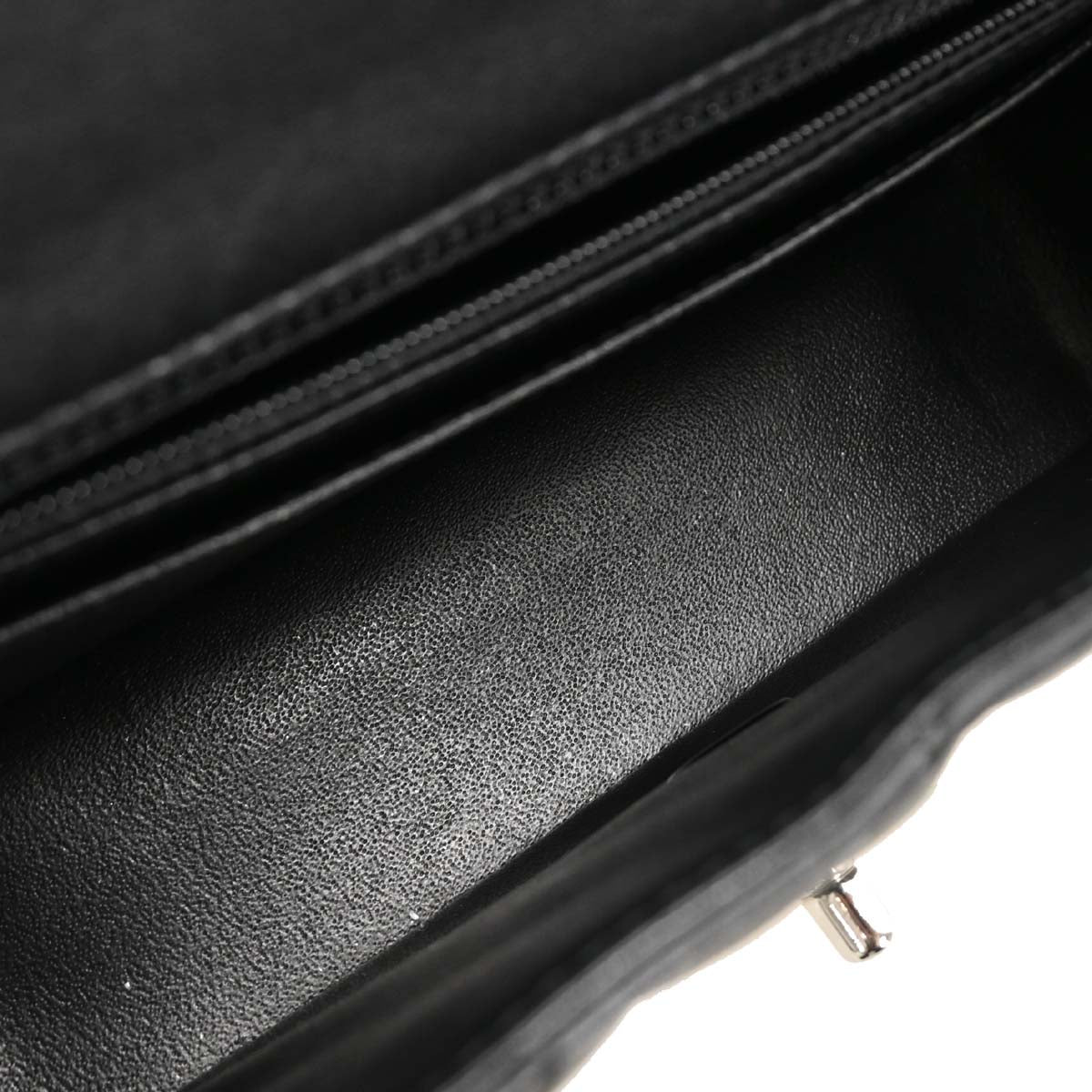 Chanel 2018-2019 Black Lambskin Classic Single Flap Shoulder Bag