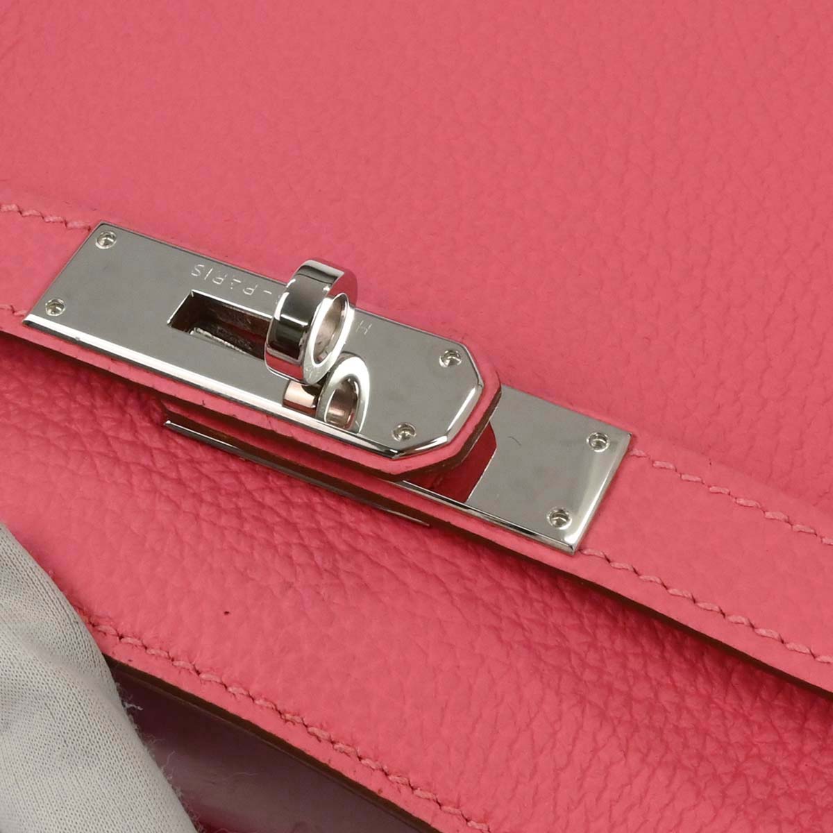 Hermes Rose Lipstick Togo So Kelly 26 Shoulder Bag