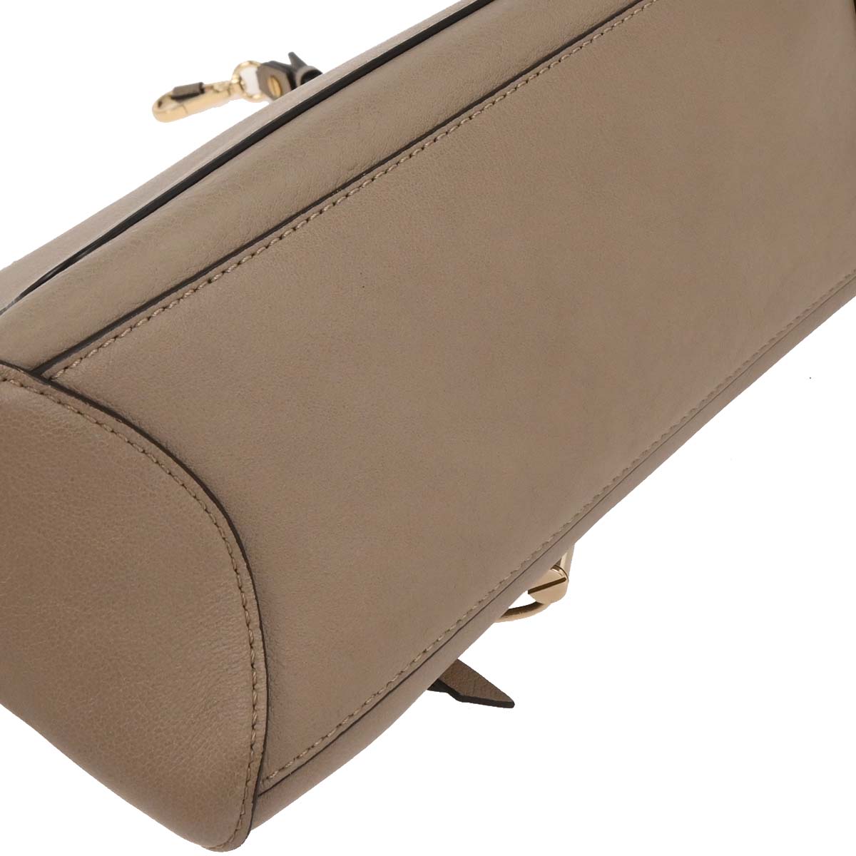 Chloe Gray Leather Faye Day 2way Shoulder Handbag