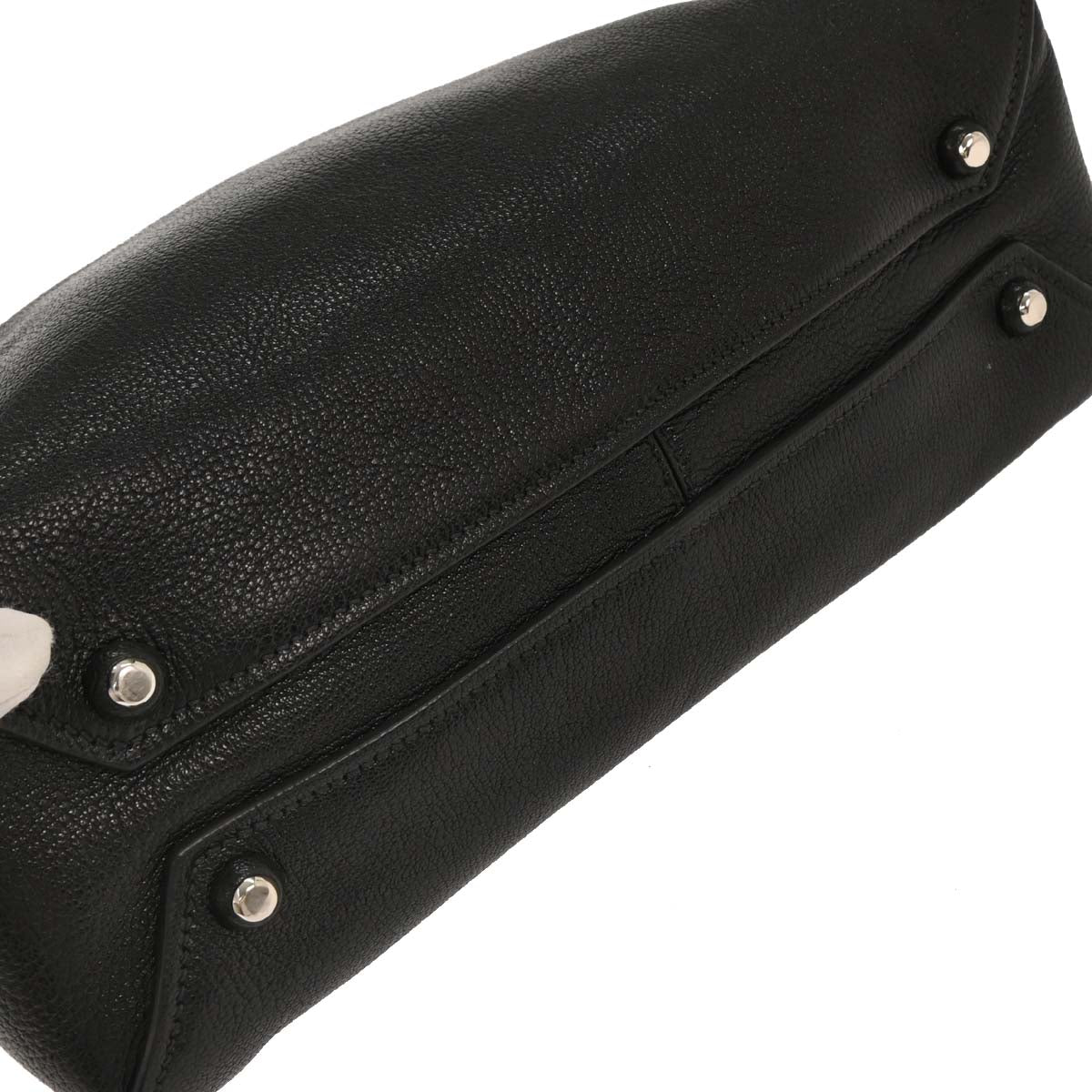 Miu Miu Black Leather 2way Shoulder Tote Handbag