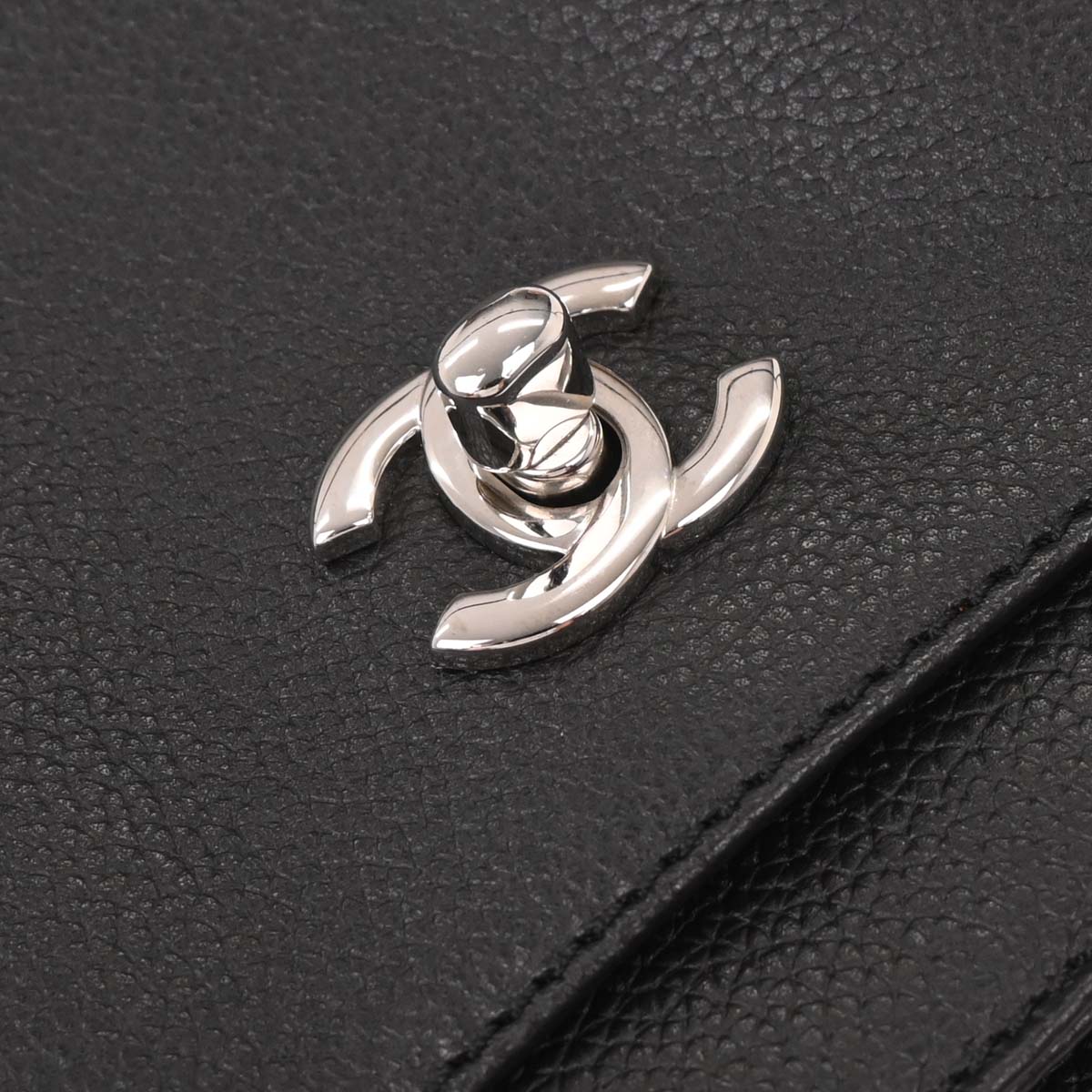 Chanel 2012-2013 Black Calfskin Executive Cerf Tote Bag