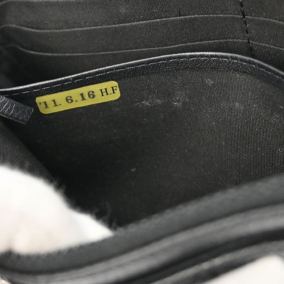 Chanel Black Caviar Half Moon WOC Shoulder Wallet Bag