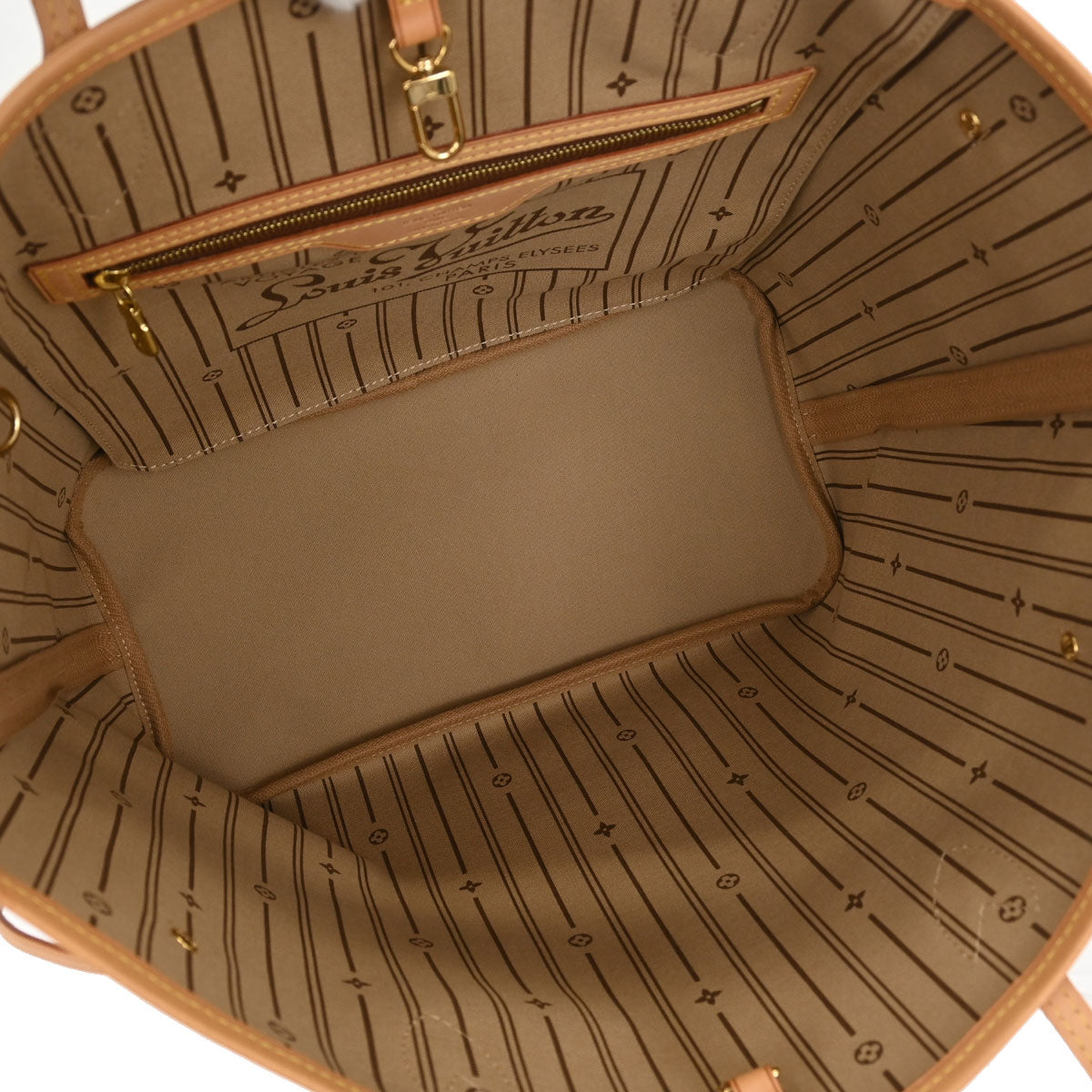 Louis Vuitton Monogram Neverfull MM Shoulder Tote Bag M40156