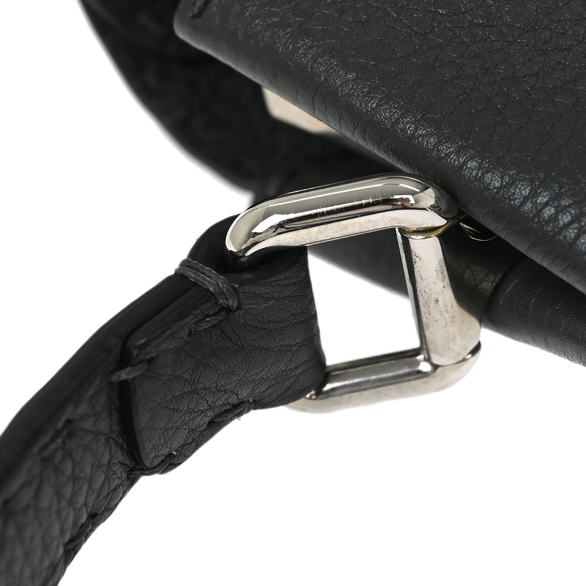 Fendi Gray Leather Peekaboo 2way Shoulder Handbag