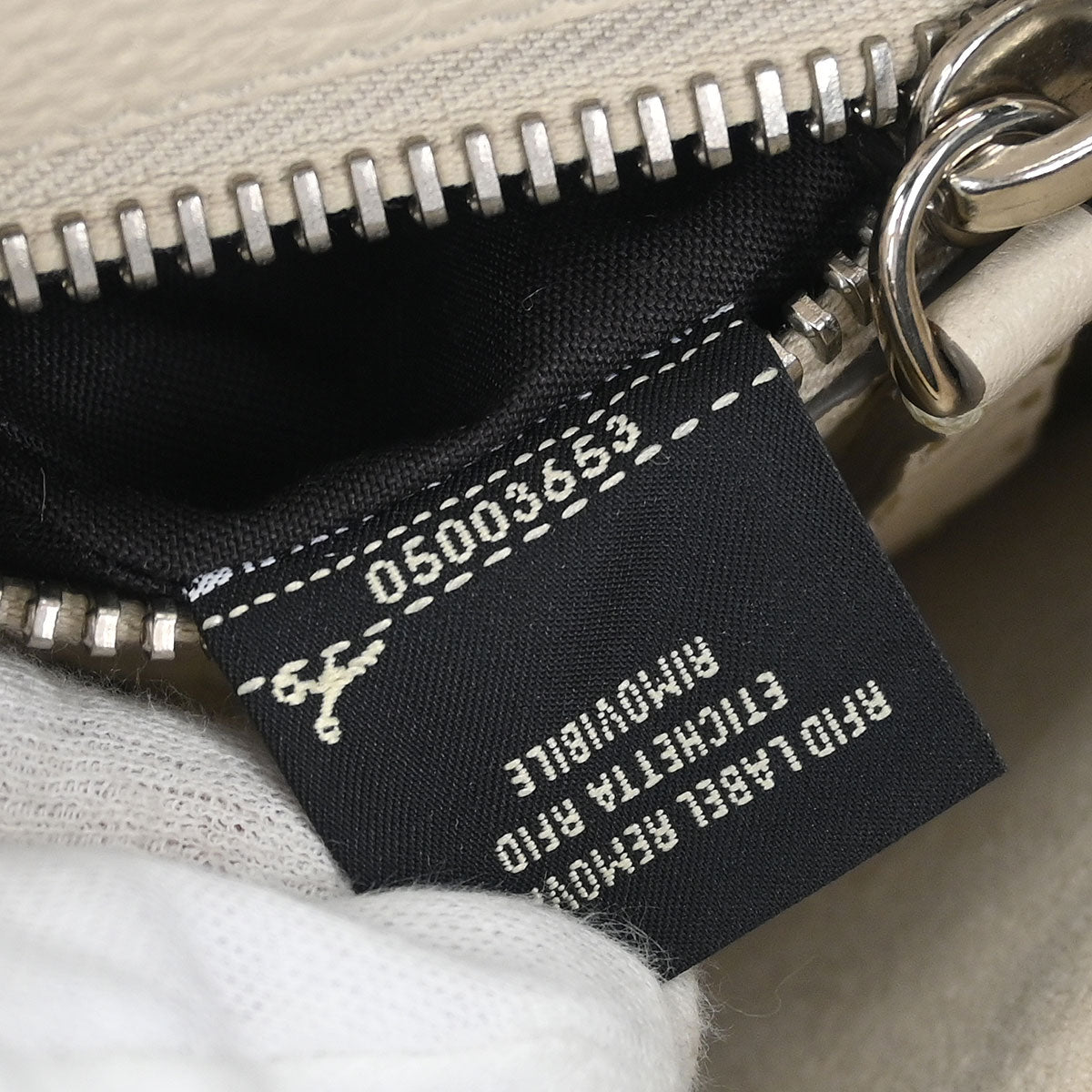 Fendi Gray Leather Peekaboo 2way Shoulder Handbag
