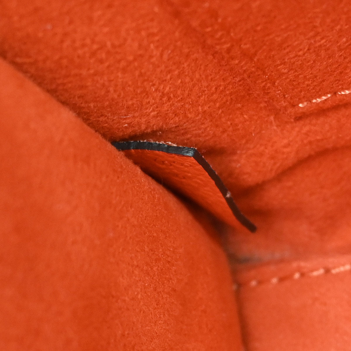 Celine Red Leather Nano Luggage Tote Bag