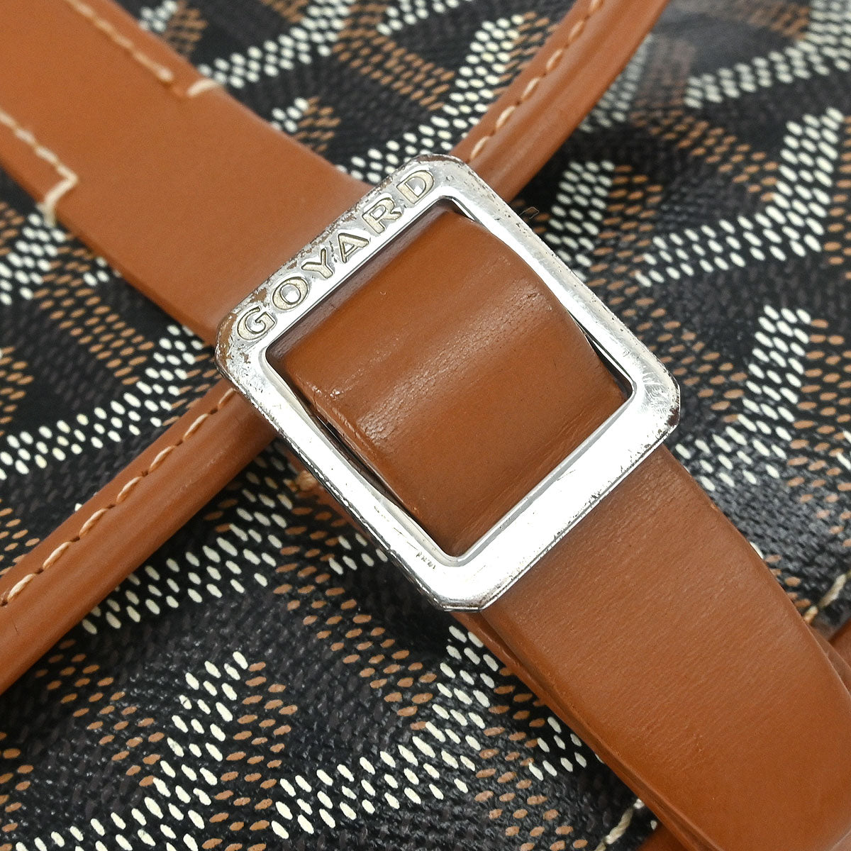Goyard Black Belvedere MM Shoulder Bag