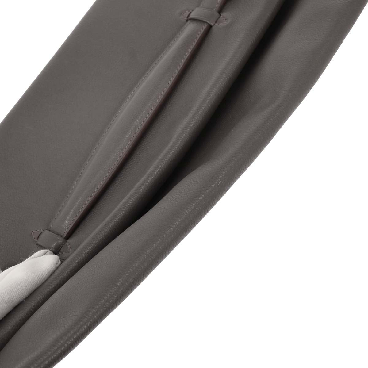 Hermes Etain Evercolor Pliplat Clutch Bag