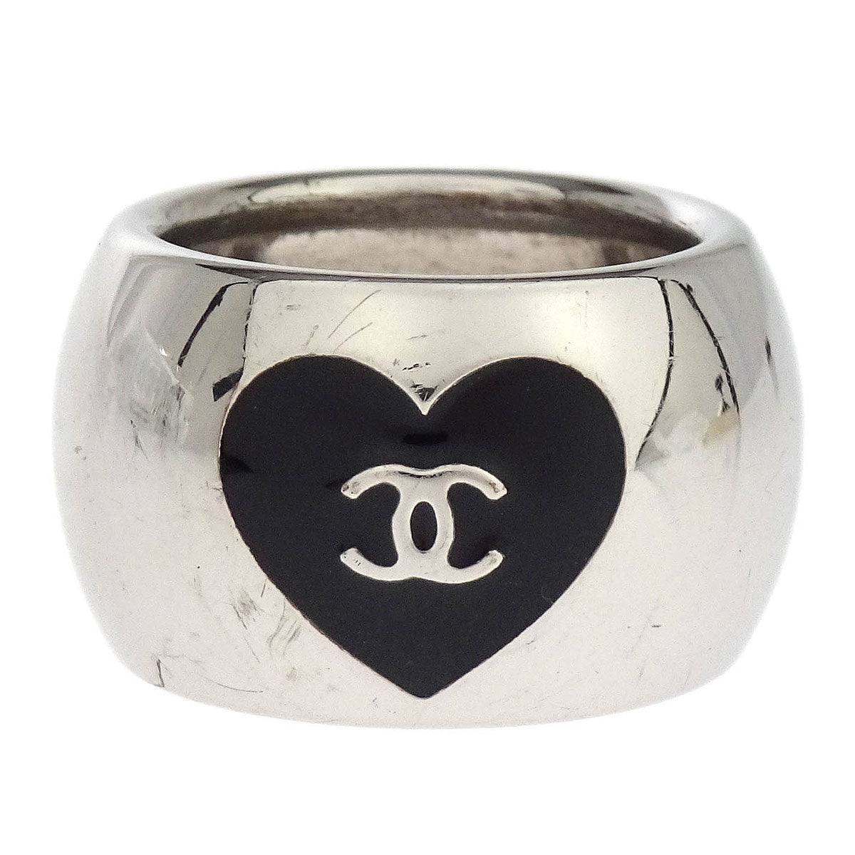 Chanel Ring Silver #52 B12W