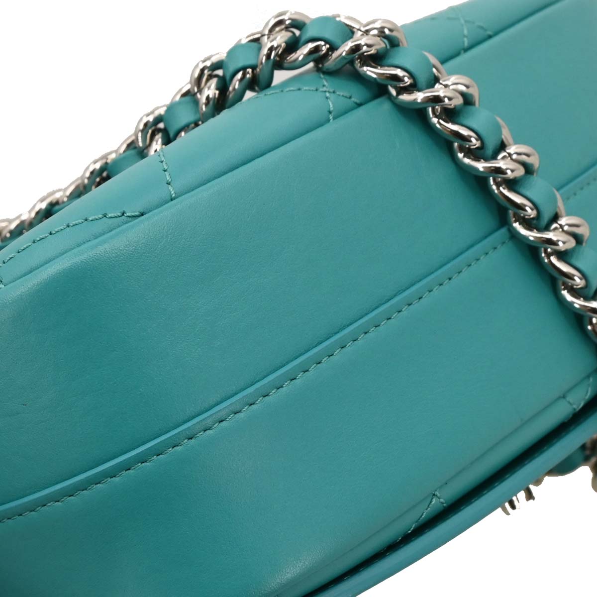 Chanel 2017 Emerald Green Calfskin Ring My Bag 2way Shoulder Handbag
