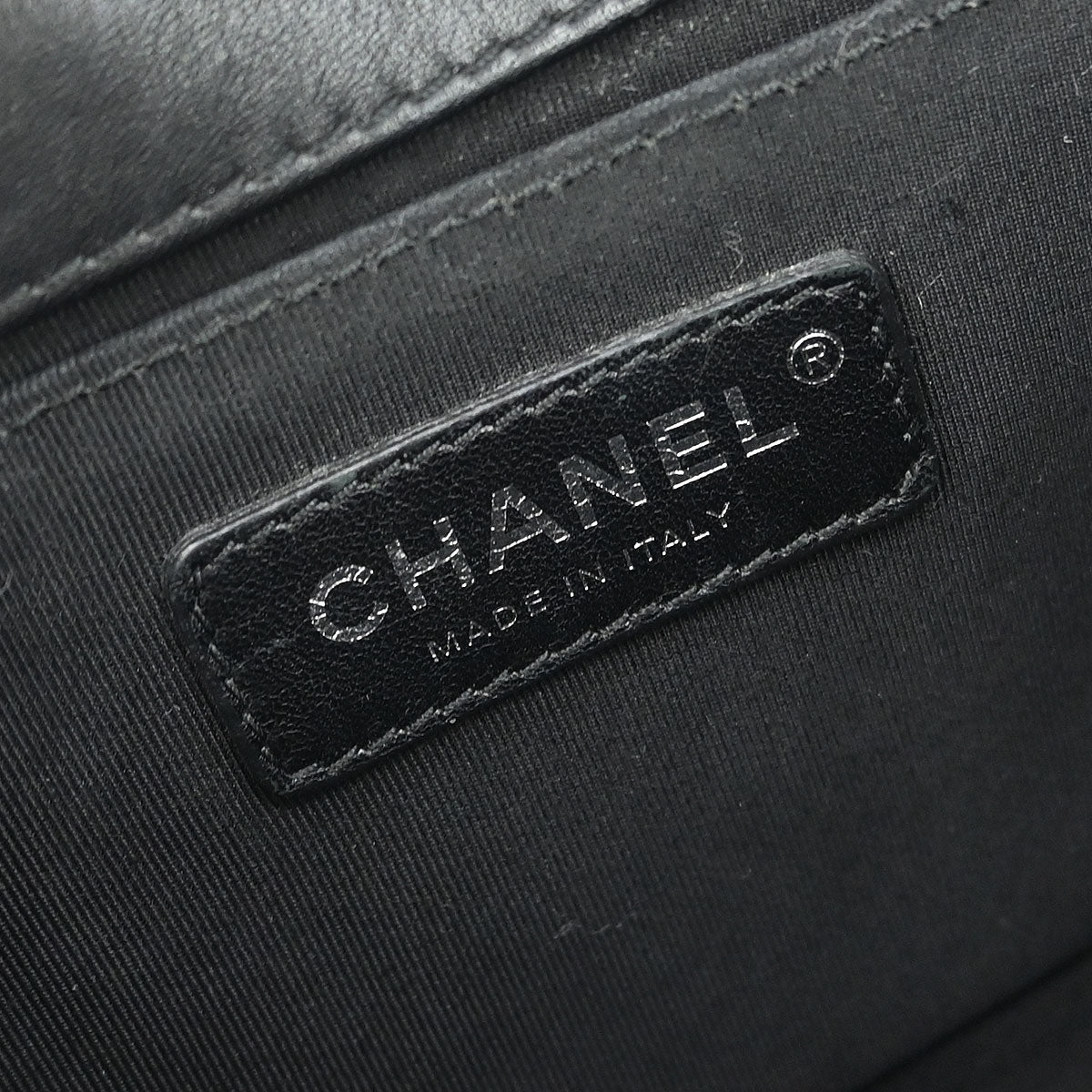 Boy Chanel 2017 Black Tweed Calfskin Medium Double Chain Shoulder Bag