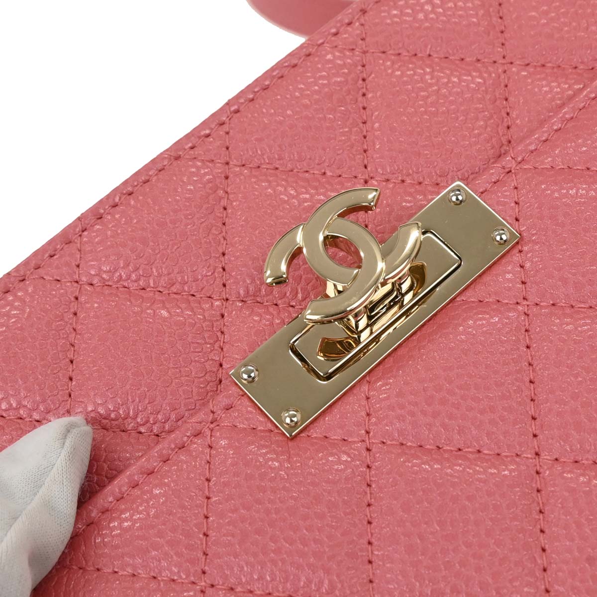 Chanel 2018 Pink Caviar Classic WOC Wallet On Chain