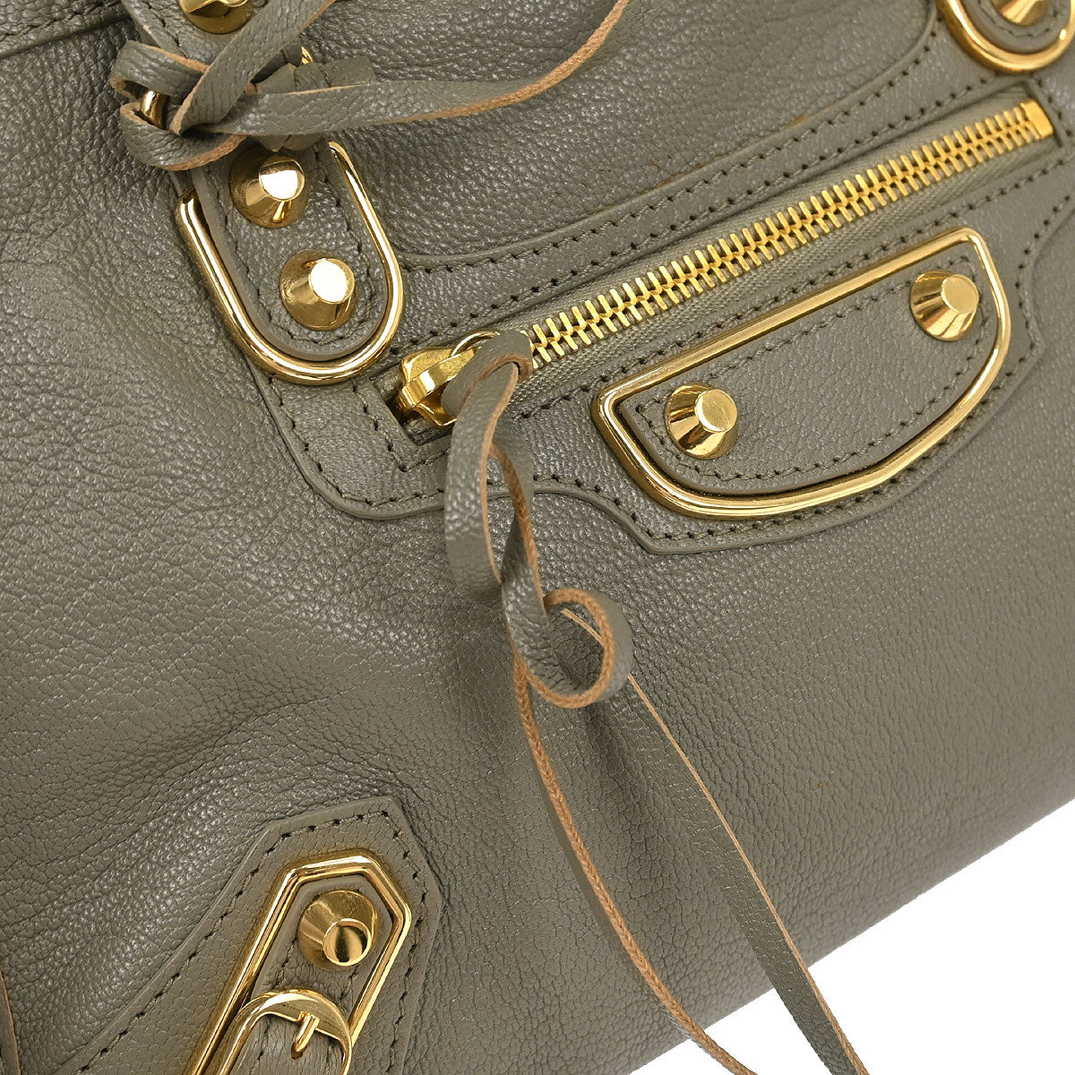 Balenciaga Gray City Small Handbag