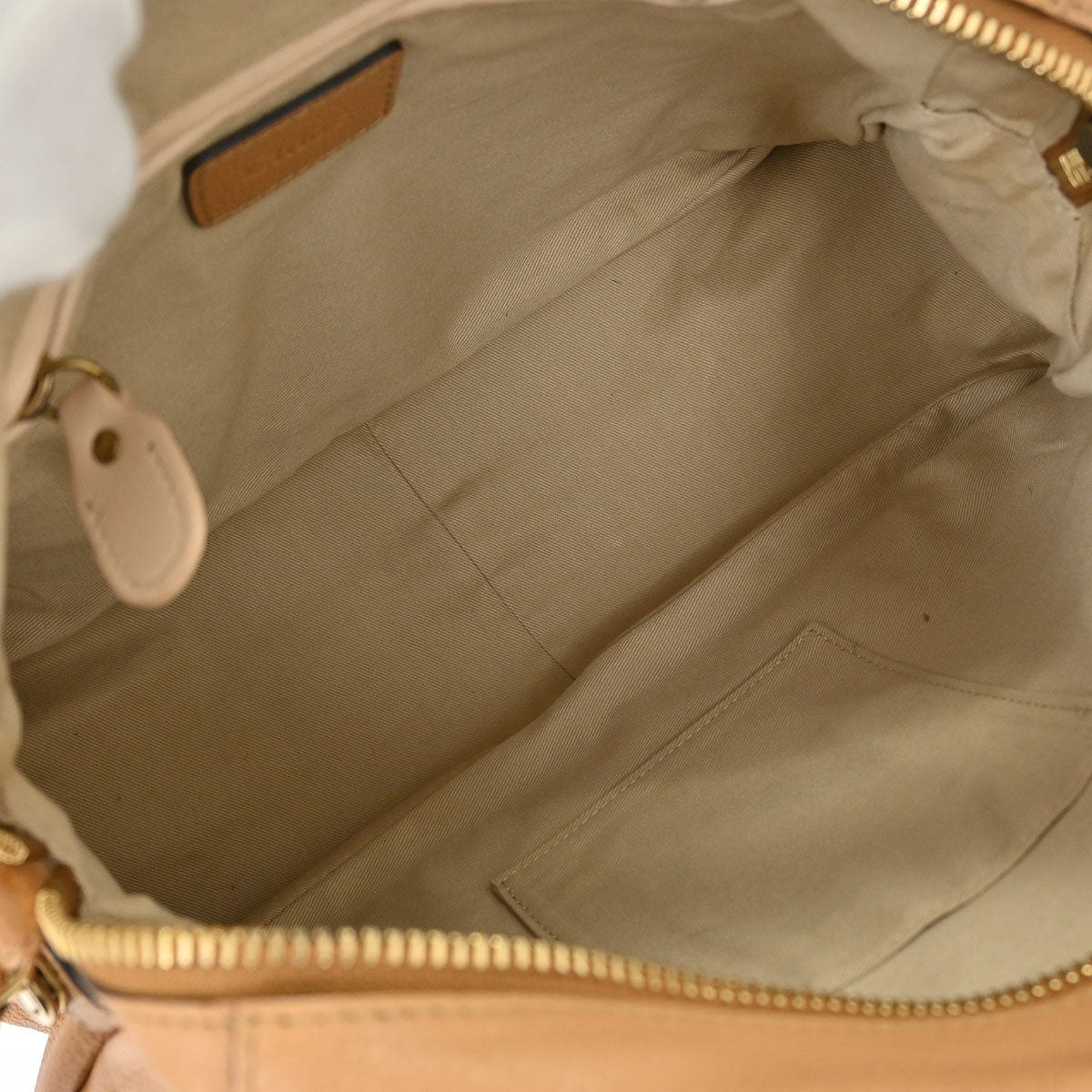 Chloe Brown Leather Paraty 2way Shoulder Handbag
