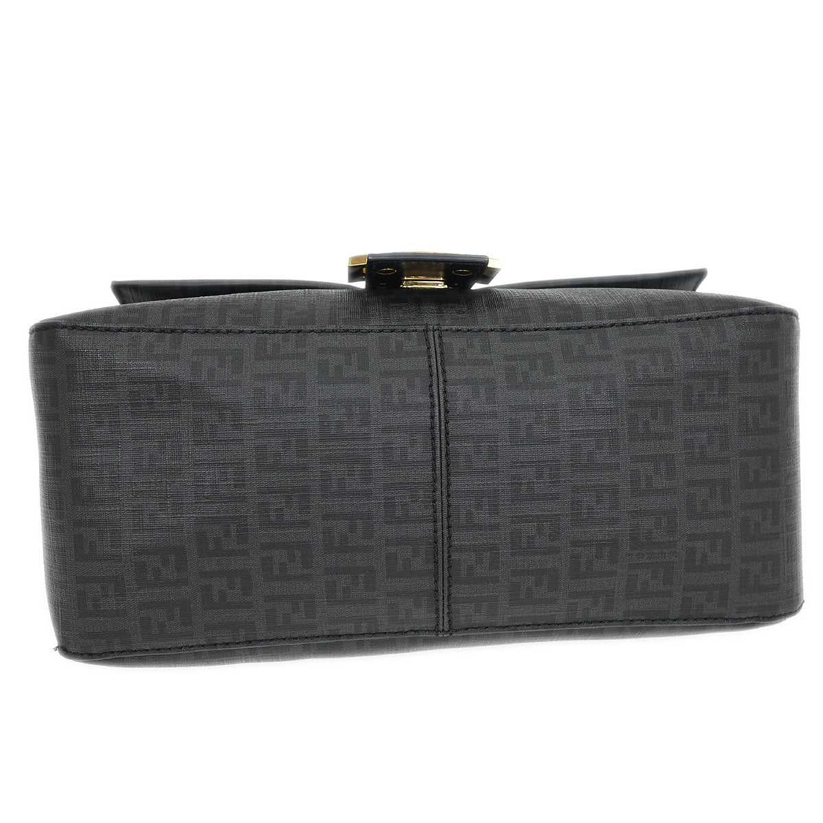 Fendi Gray Zucchino Mamma Baguette Handbag