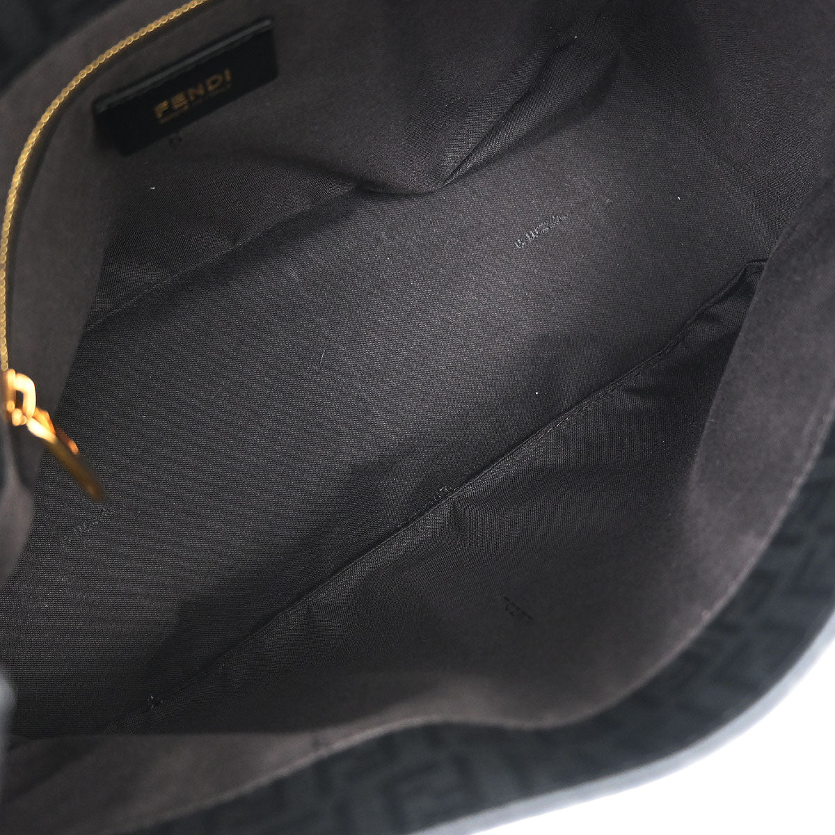 Fendi Gray Zucchino Mamma Baguette Handbag