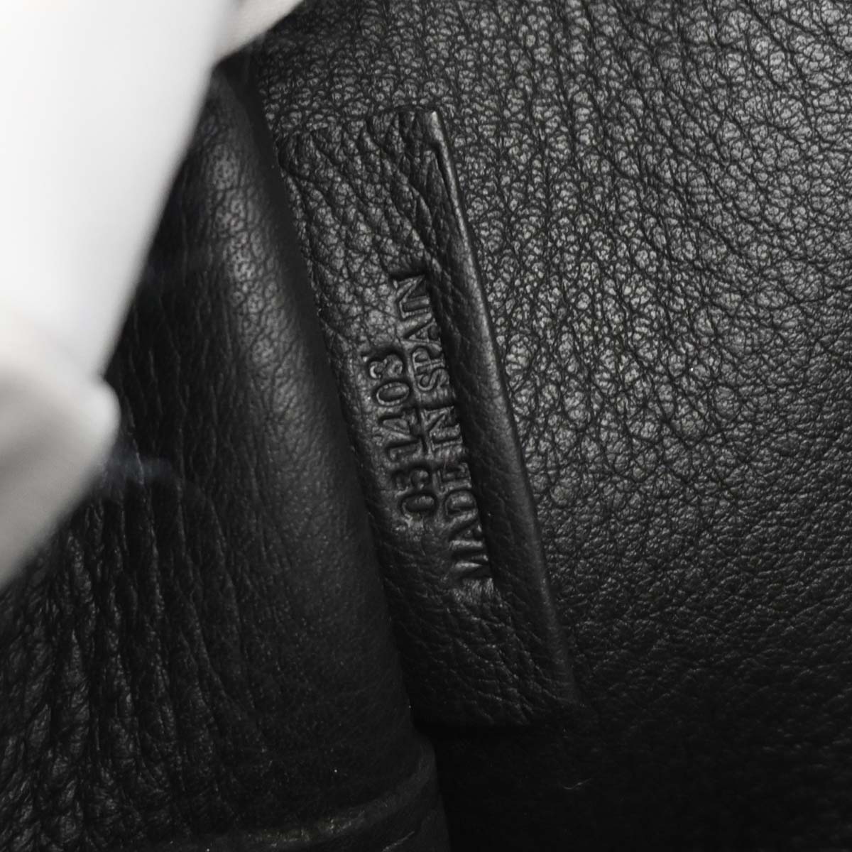 Loewe Black Suede Leather Amazona 28 Handbag