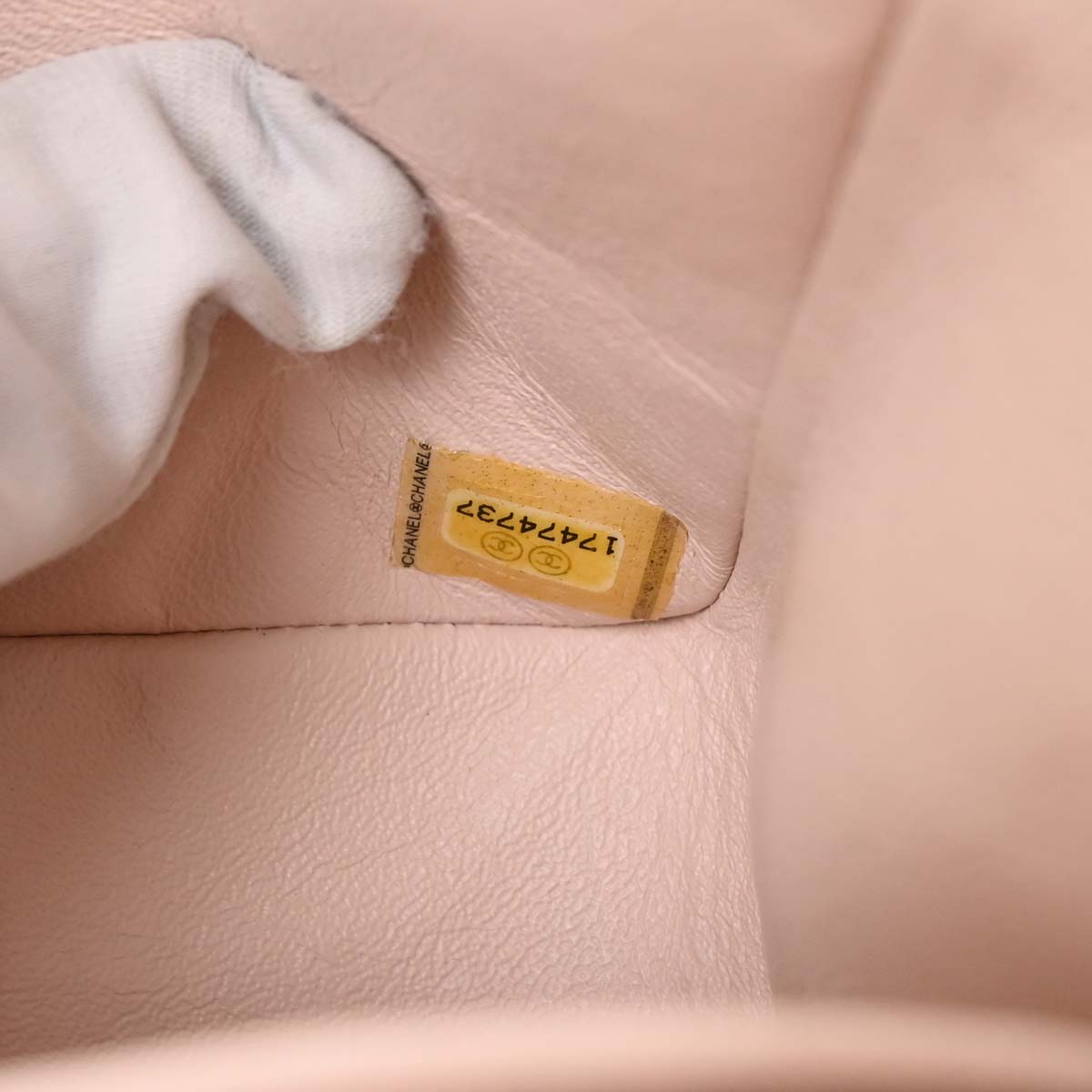 Chanel 2012-2013 Light Pink Lambskin Medium Classic Double Flap Shoulder Bag
