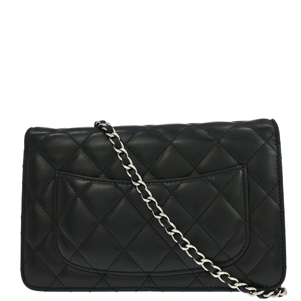 Chanel 2012-2013 Black Lambskin Classic WOC Wallet On Chain