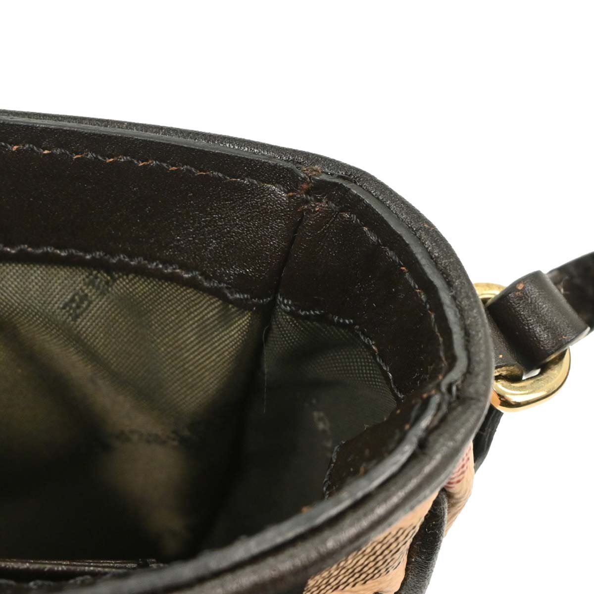 Burberry Beige House Check Shoulder Bag