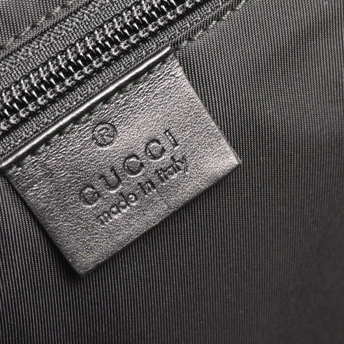 Gucci Black PVC GG Handbag