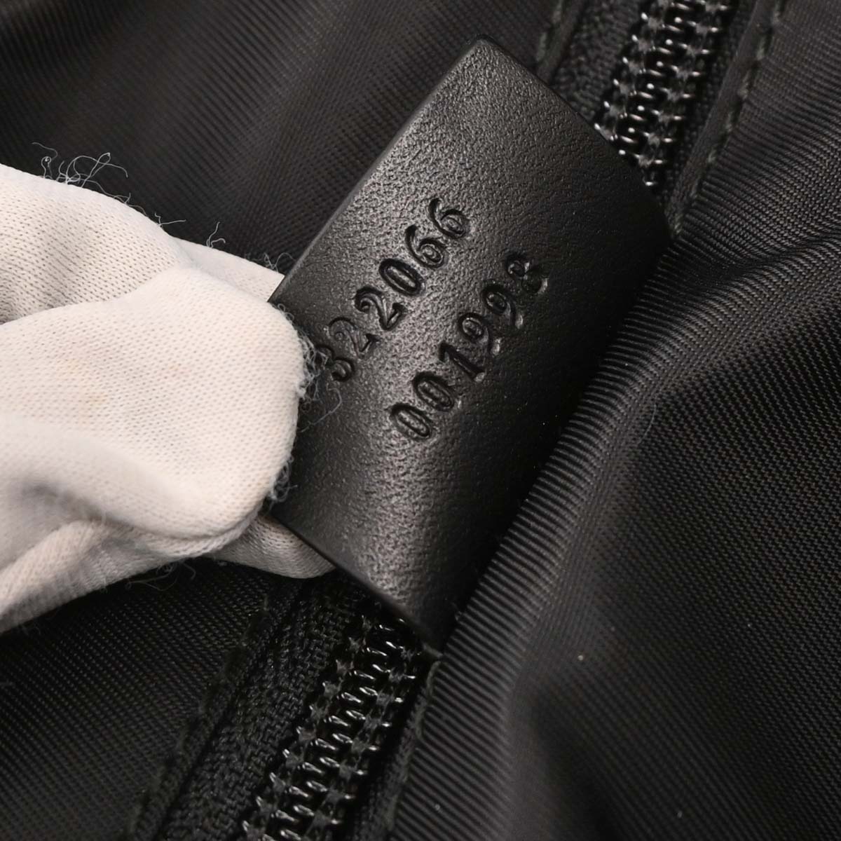 Gucci Black PVC GG Handbag
