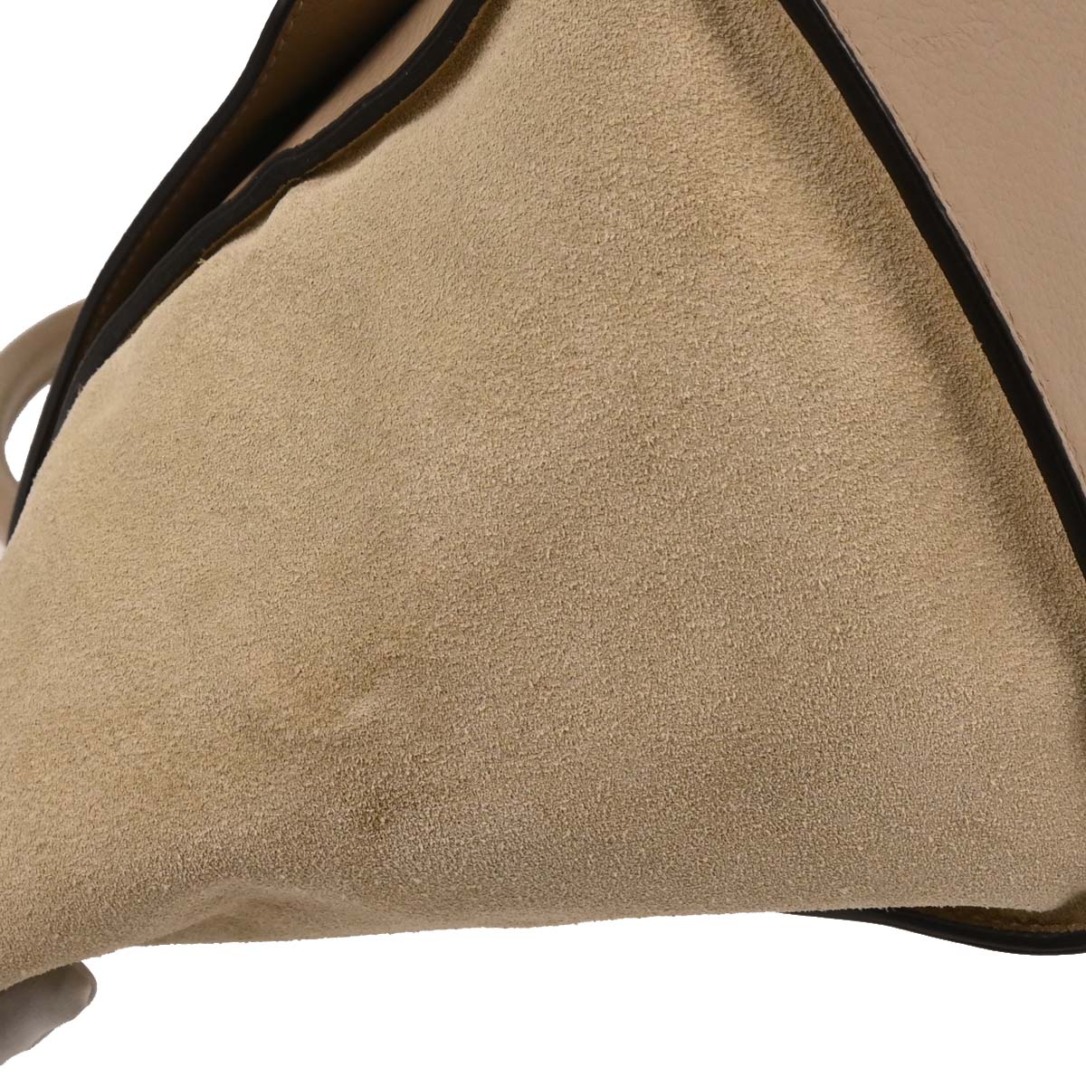Celine Beige Trapeze 2way Shoulder Handbag