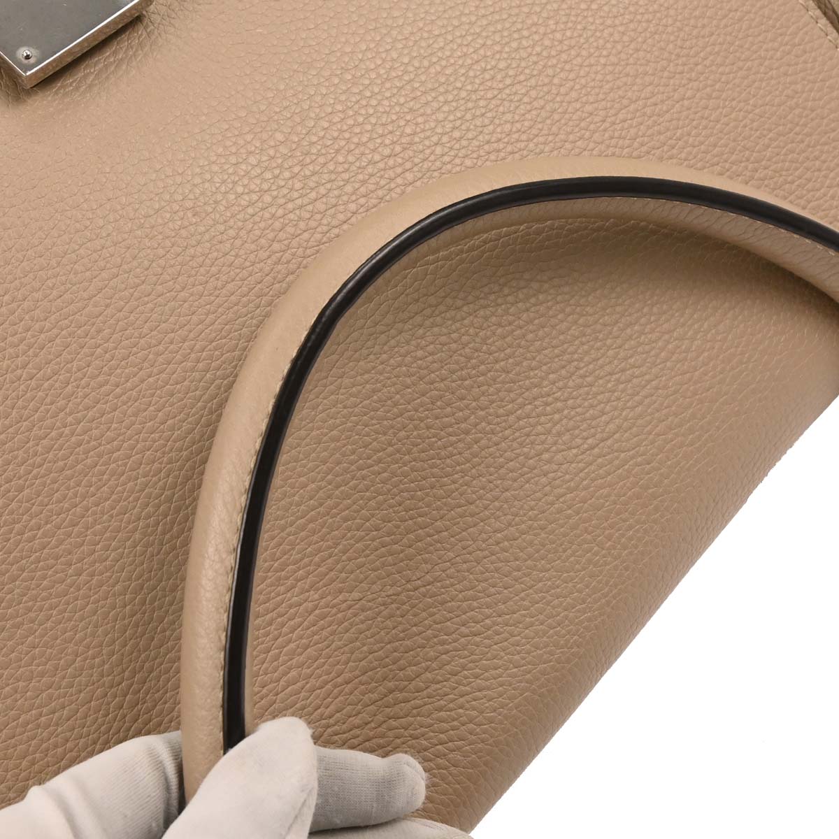 Celine Beige Trapeze 2way Shoulder Handbag