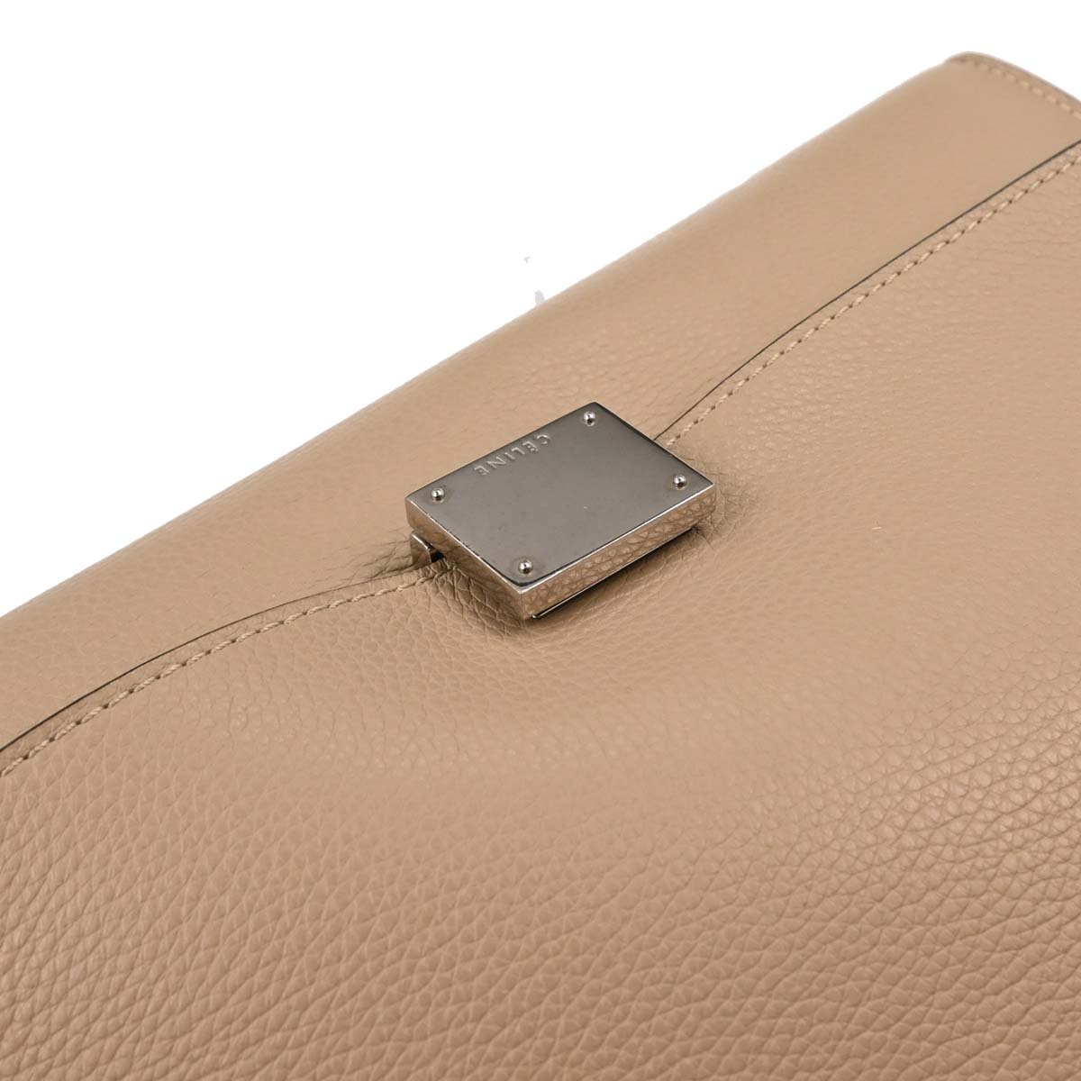 Celine Beige Trapeze 2way Shoulder Handbag
