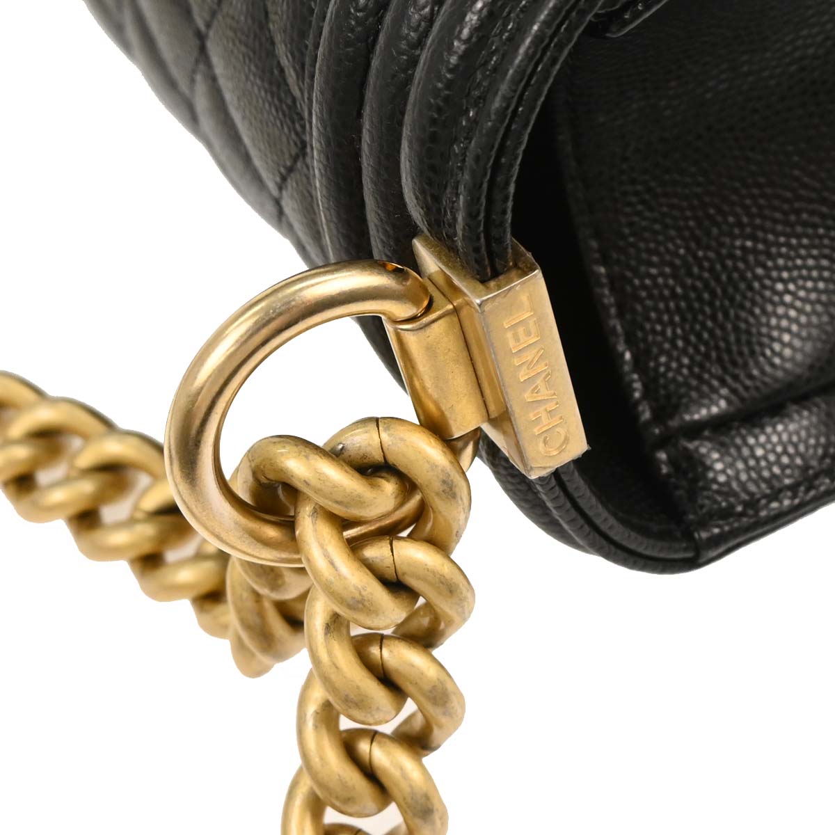 Boy Chanel Black Caviar New Medium Shoulder Bag