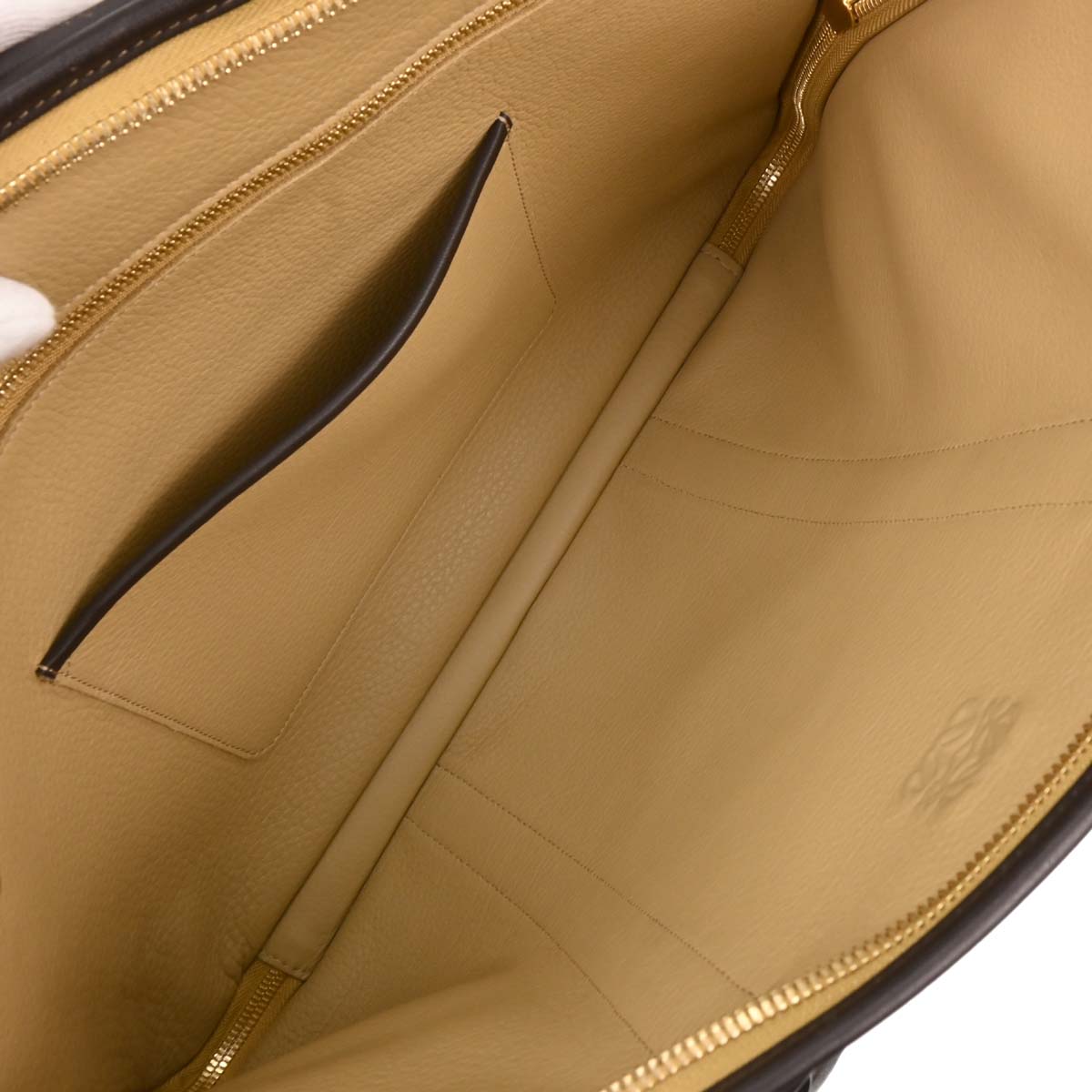Loewe Beige Suede 2way Shoulder Handbag