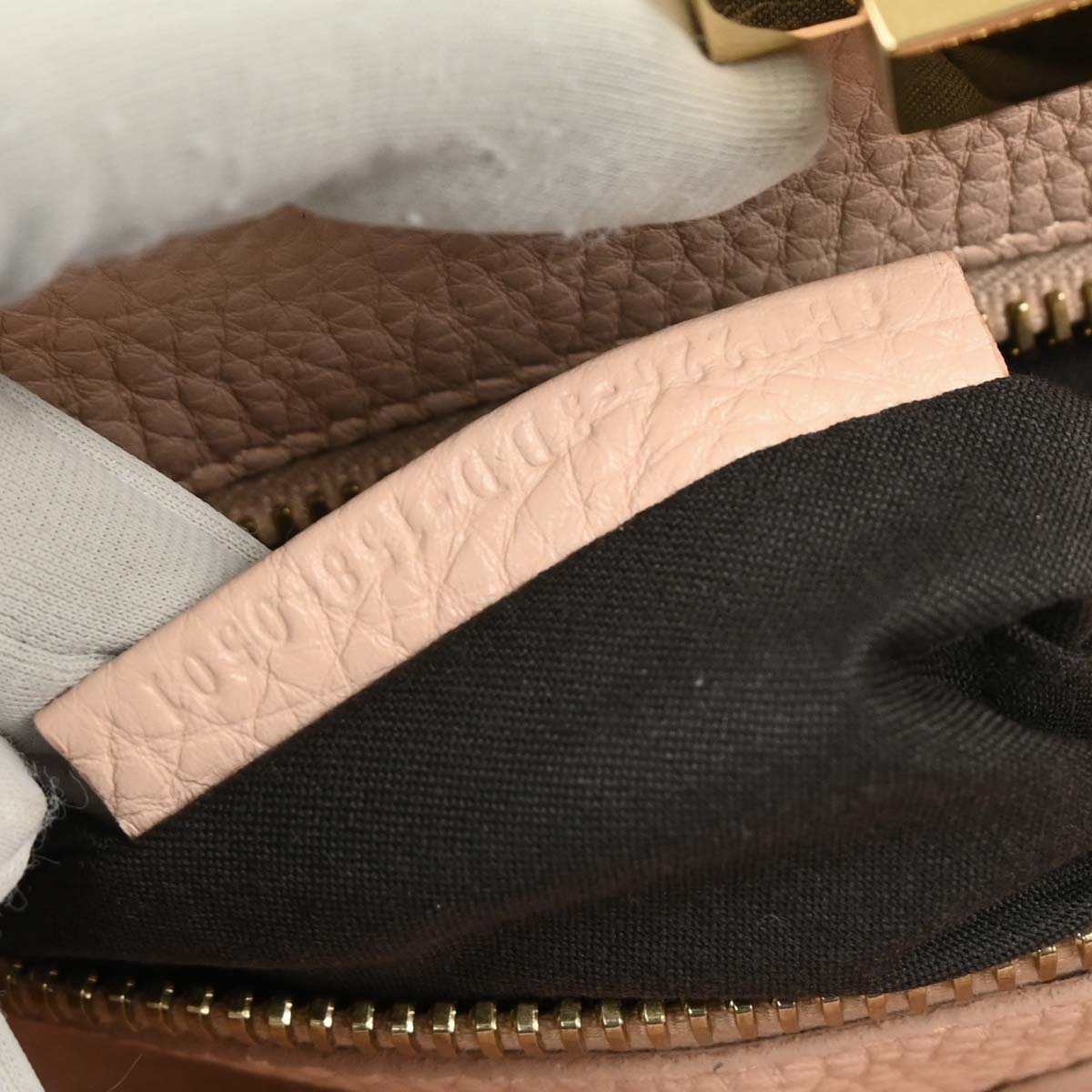 Fendi Blue Leather Peekaboo 2way Shoulder Handbag